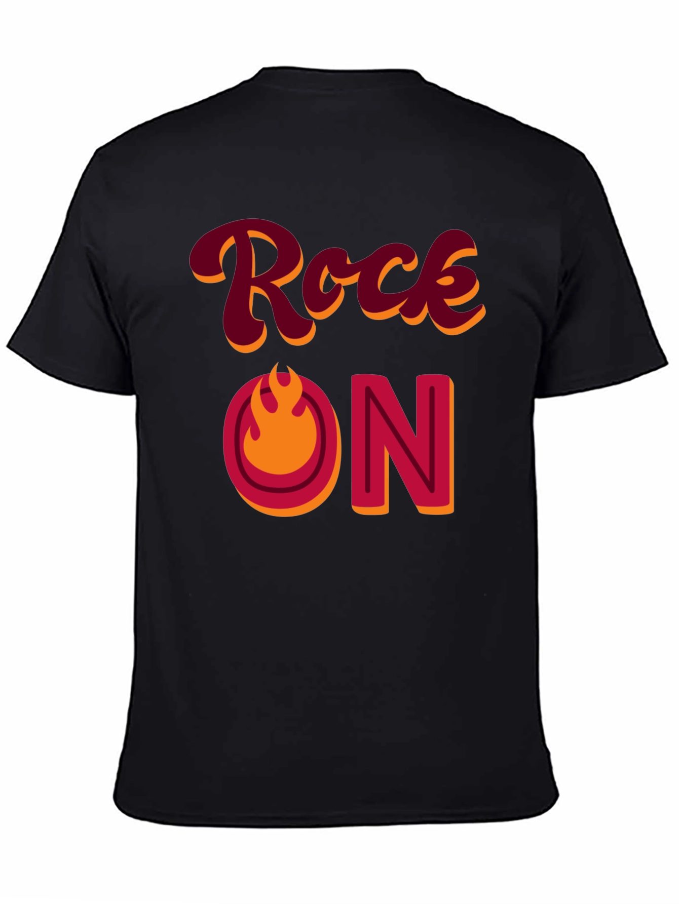 Rock On Graphic T-Shirt - Retro Style