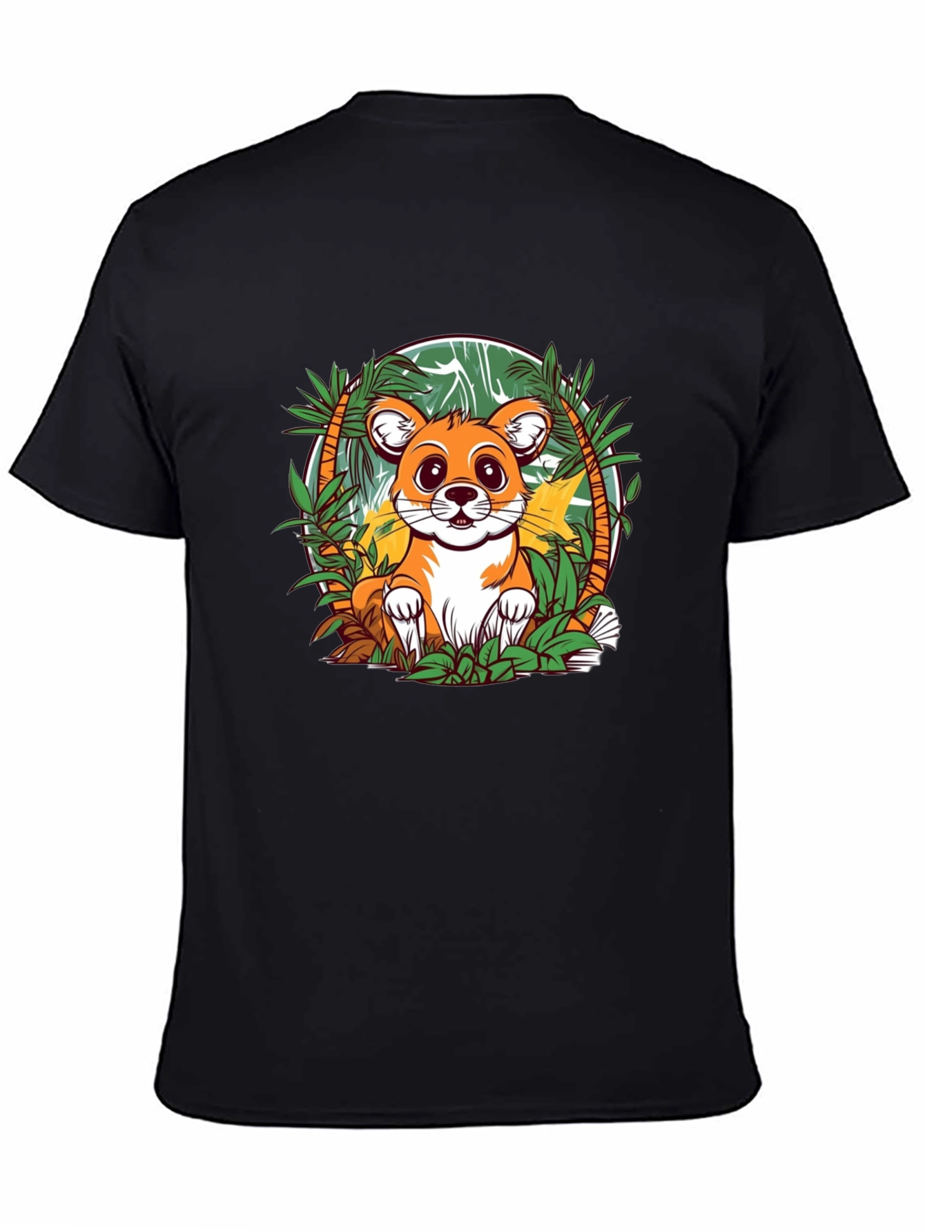 Cute Fox Graphic Tee - Jungle Adventure