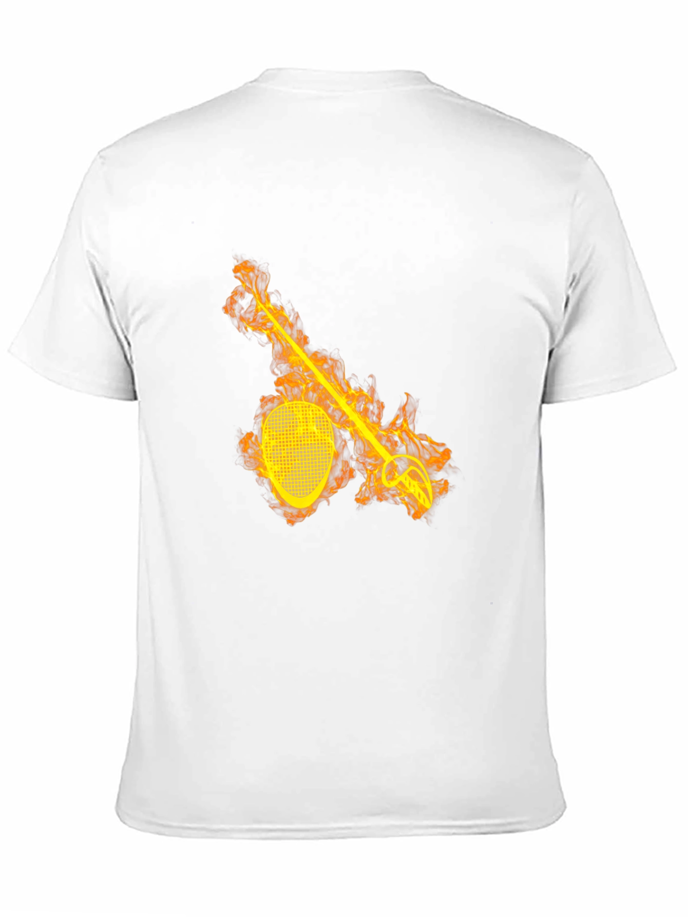 Fiery Fencing T-Shirt - Black Graphic Tee