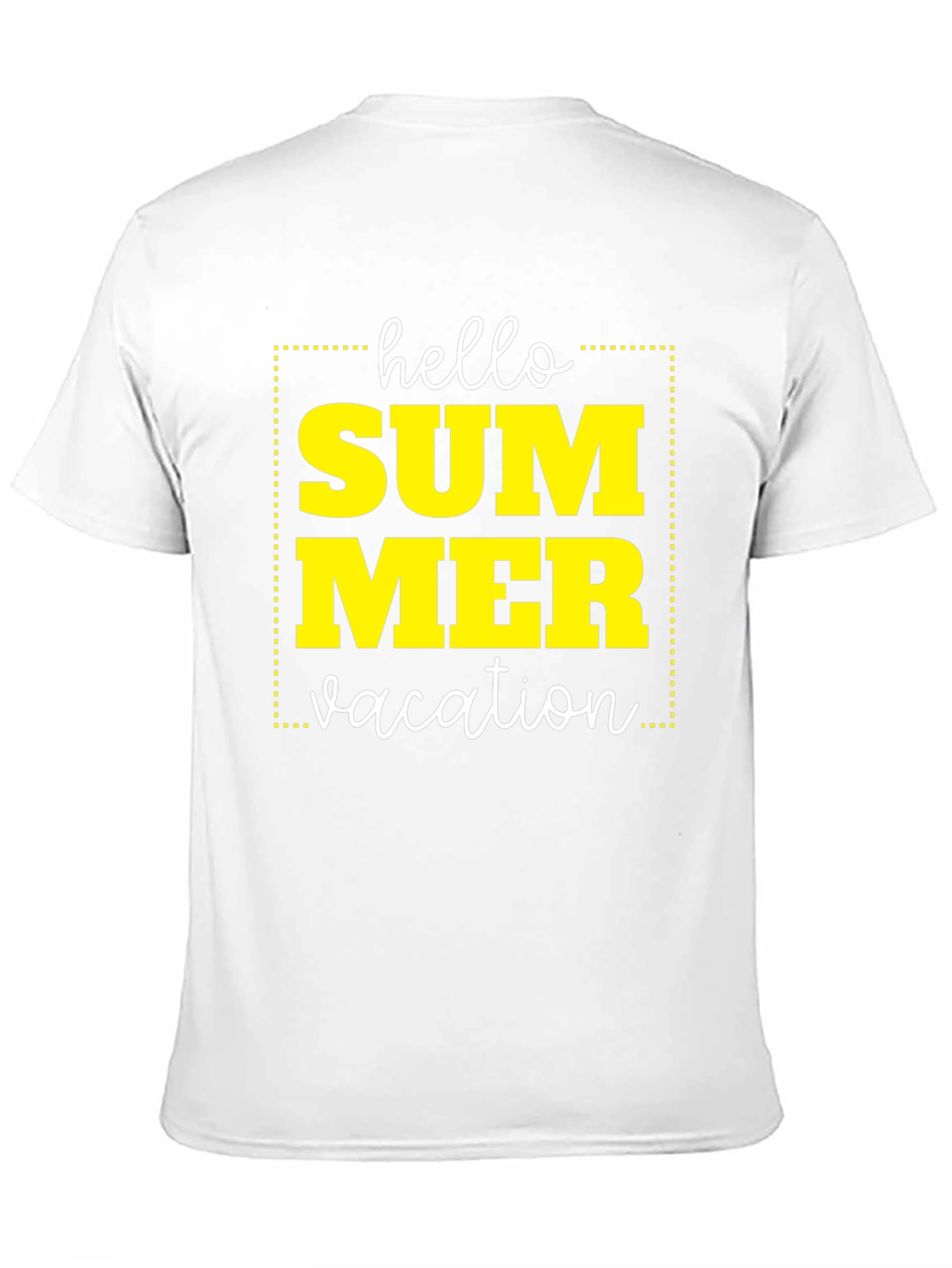 Hello Summer Vacation Graphic T-Shirt
