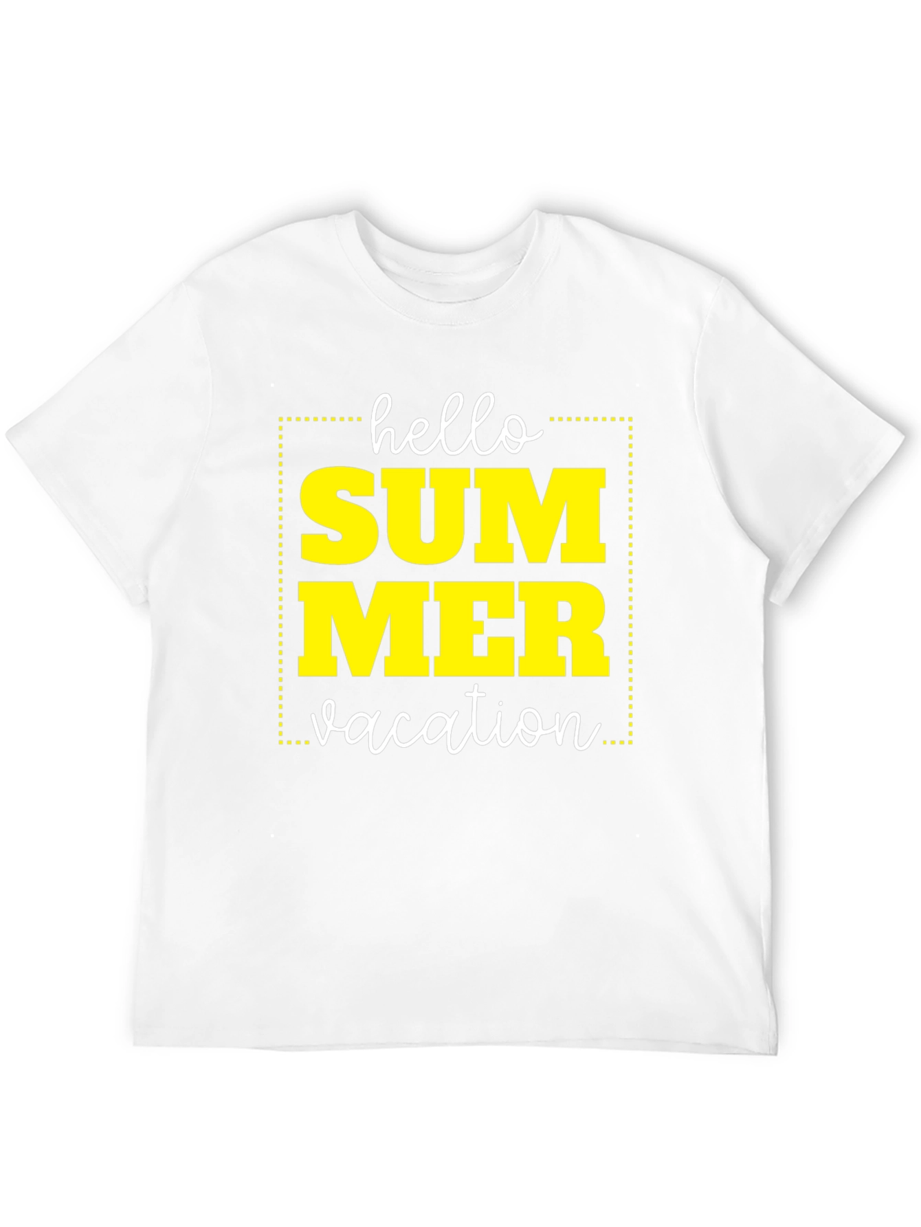Hello Summer Vacation Graphic T-Shirt