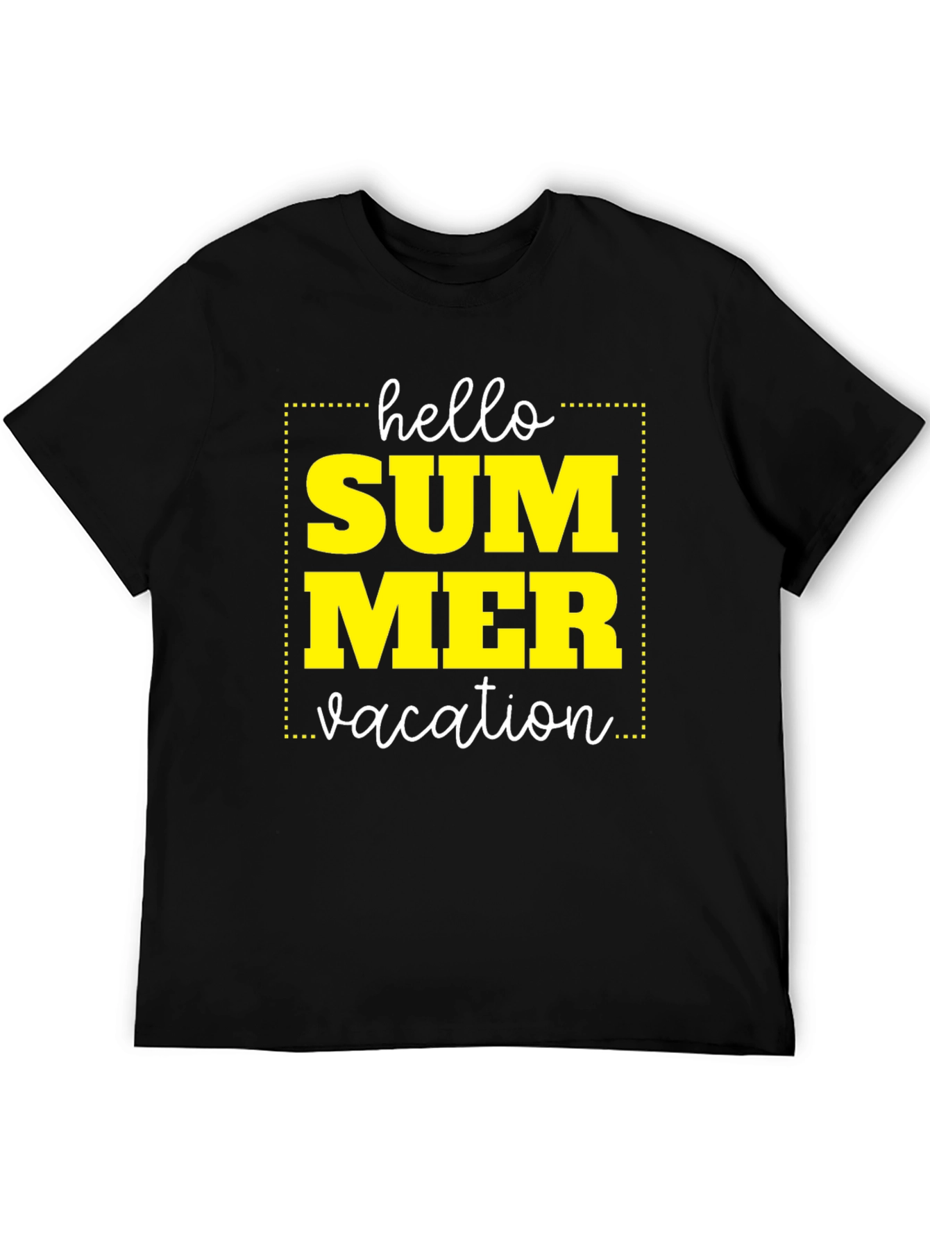 Hello Summer Vacation Graphic T-Shirt