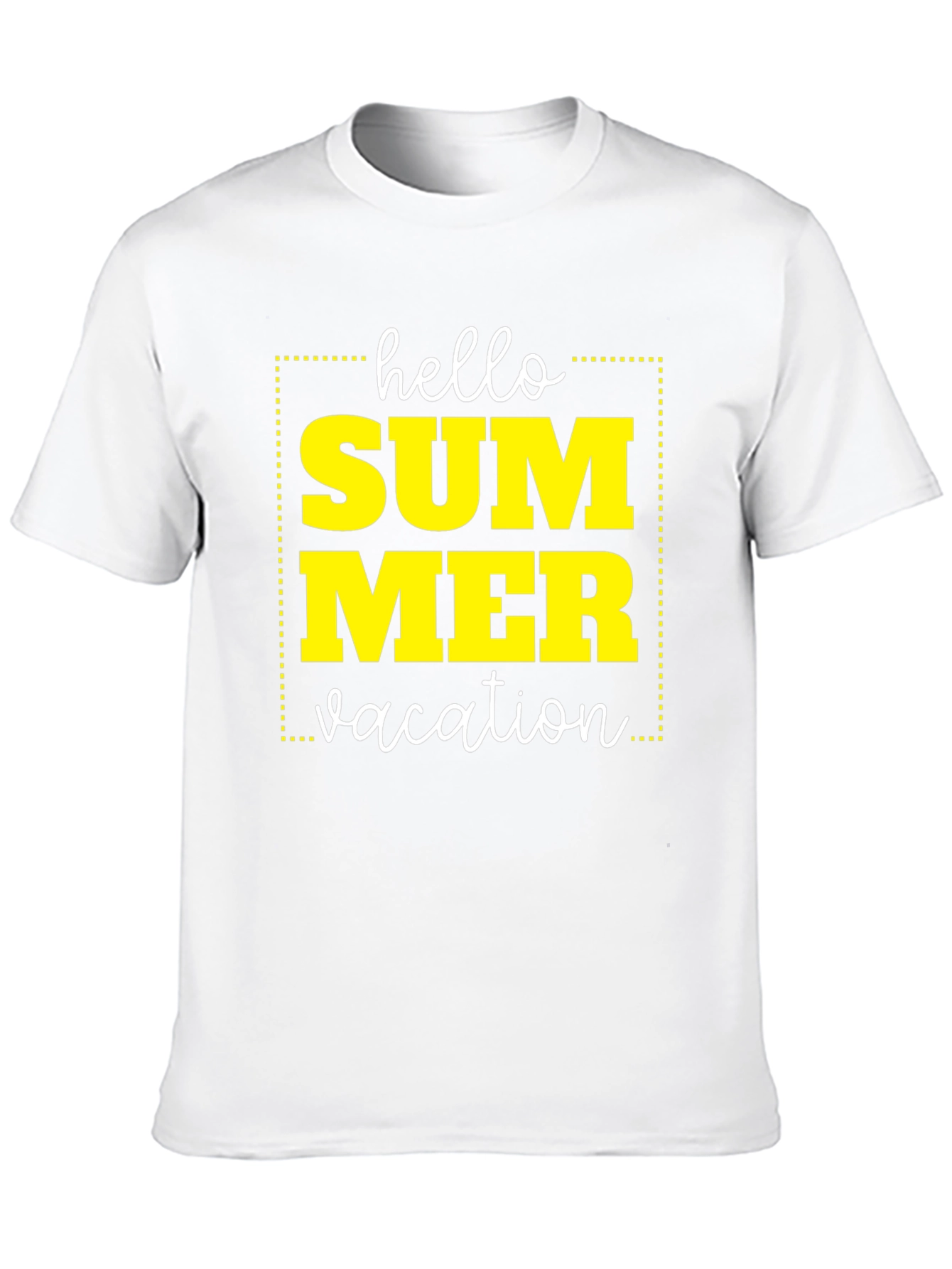 Hello Summer Vacation Graphic T-Shirt