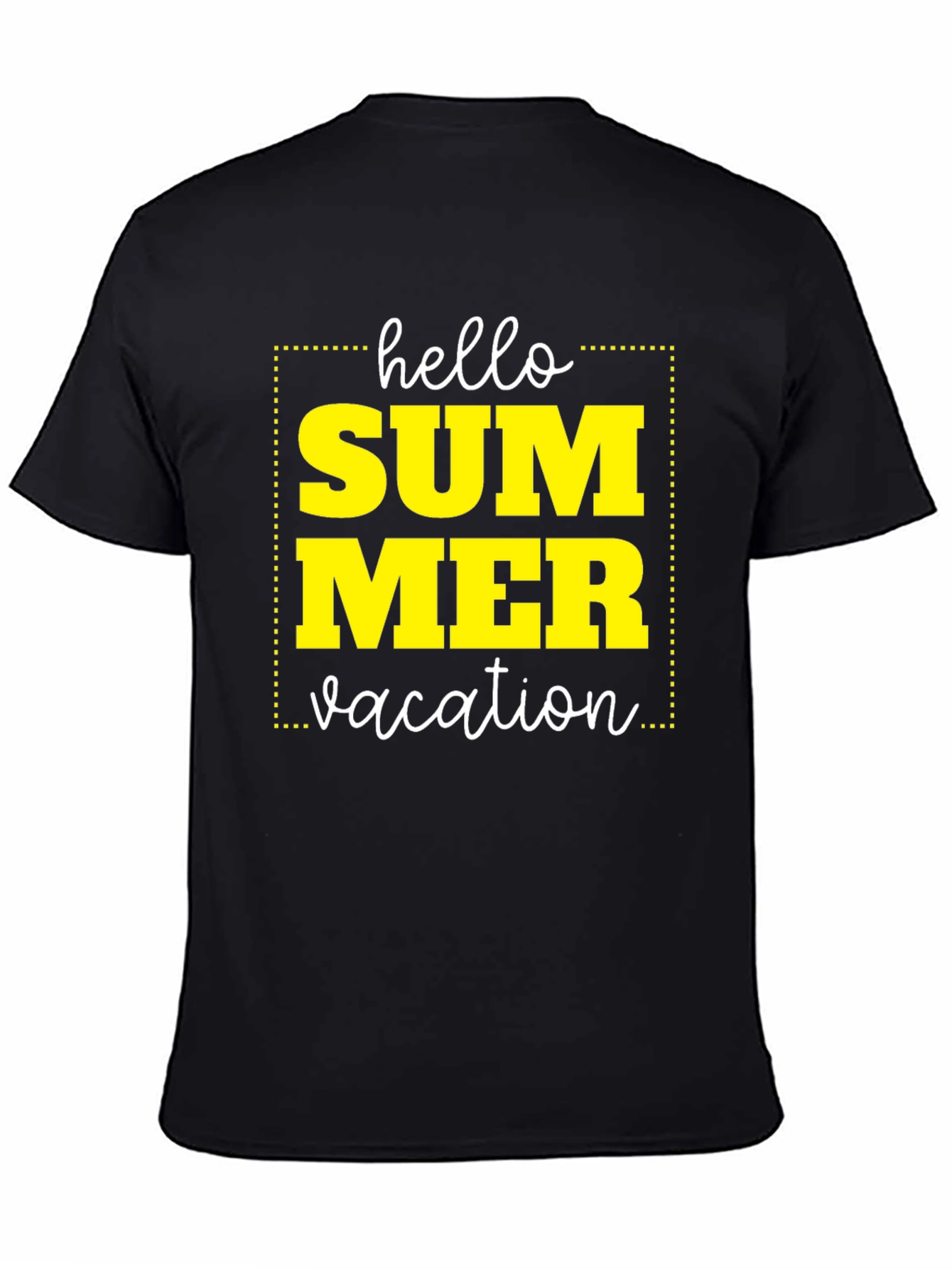 Hello Summer Vacation Graphic T-Shirt
