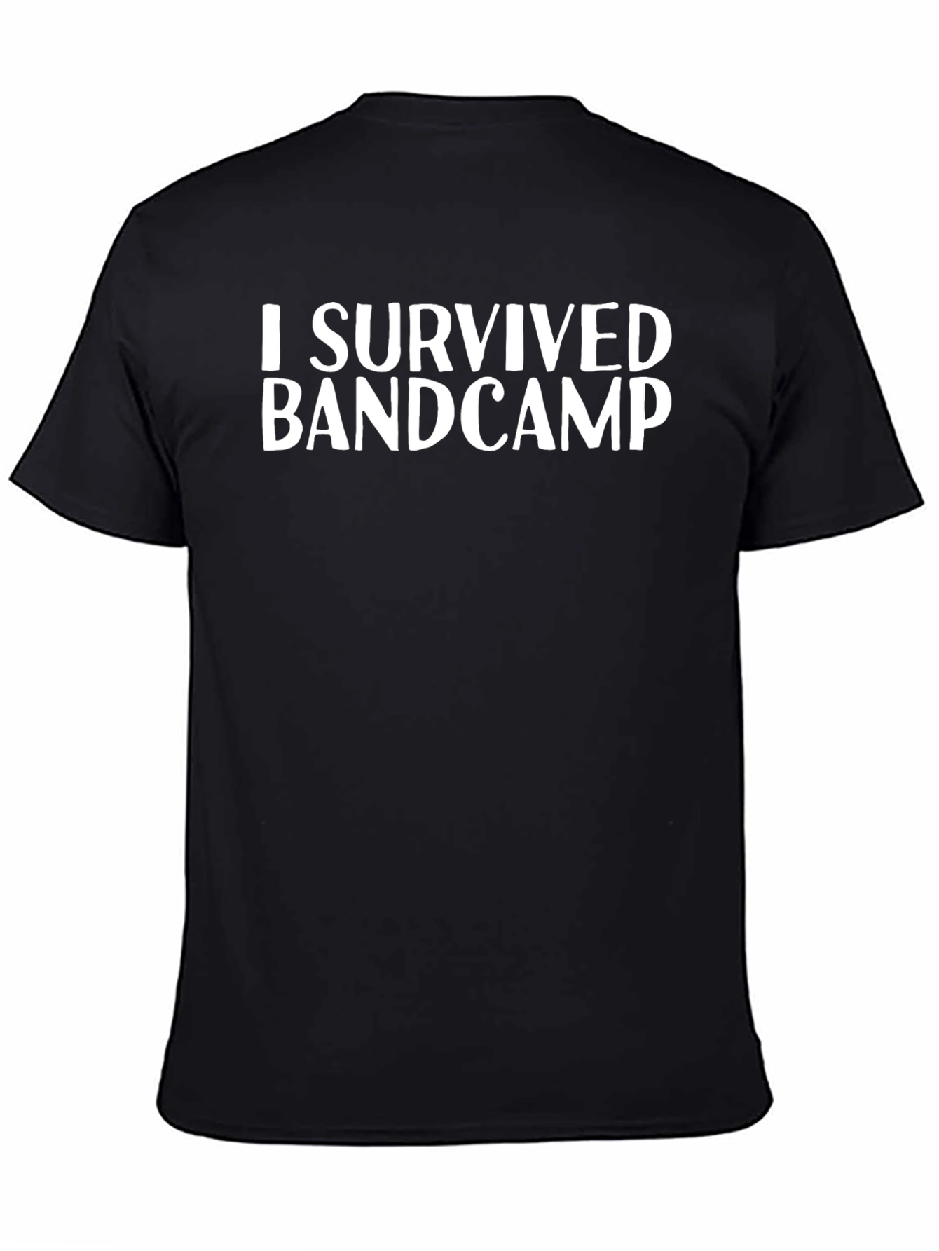 I Survived Band Camp Black T-Shirt