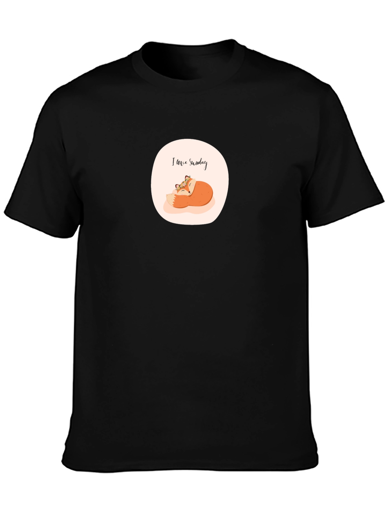 Cute I Love Sunday Fox T-Shirt