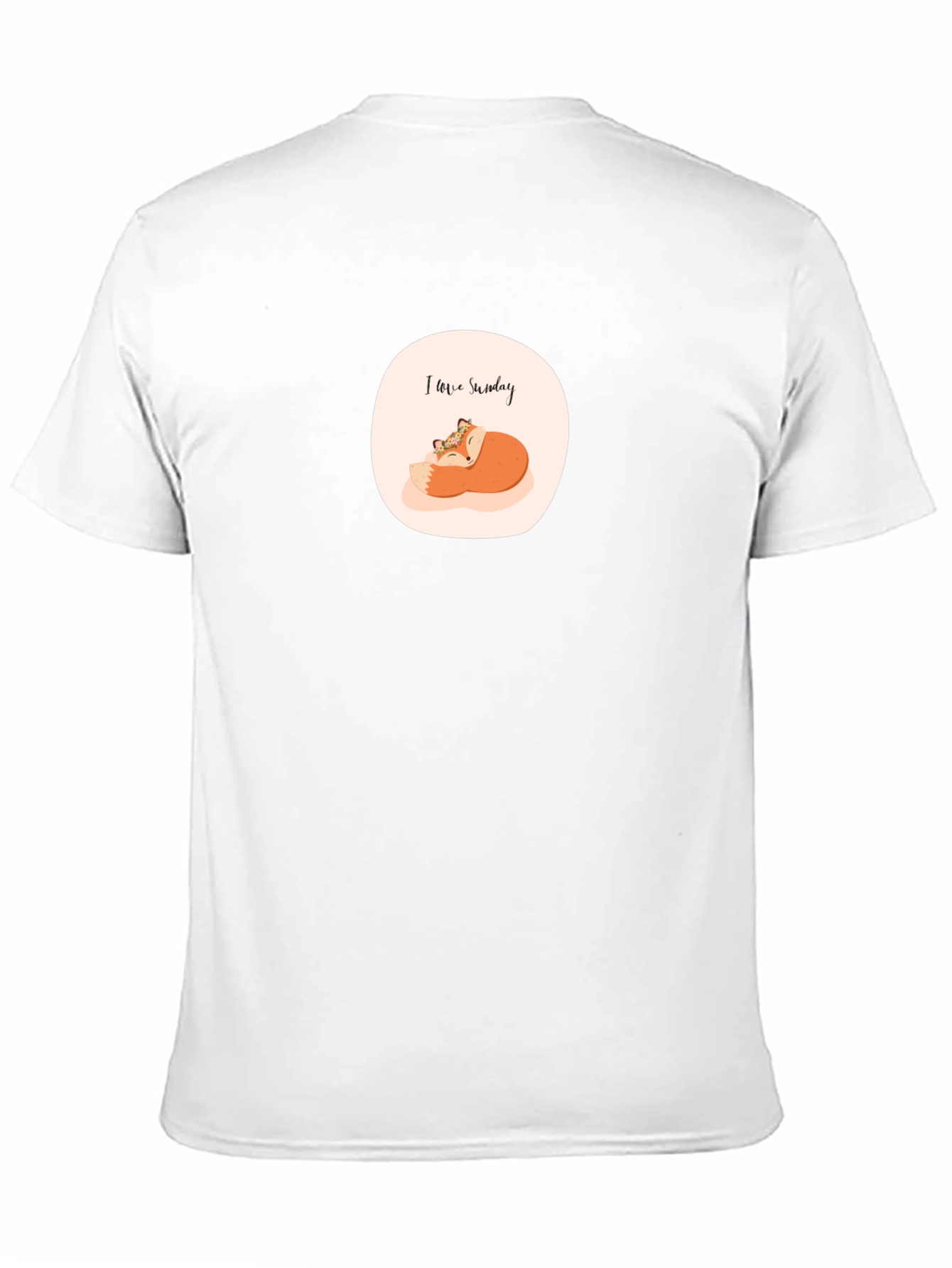 Cute I Love Sunday Fox T-Shirt
