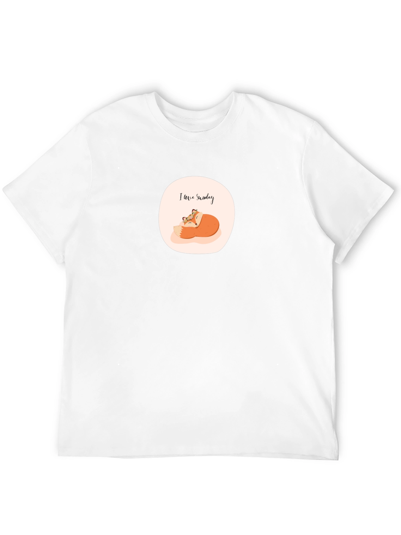 Cute I Love Sunday Fox T-Shirt
