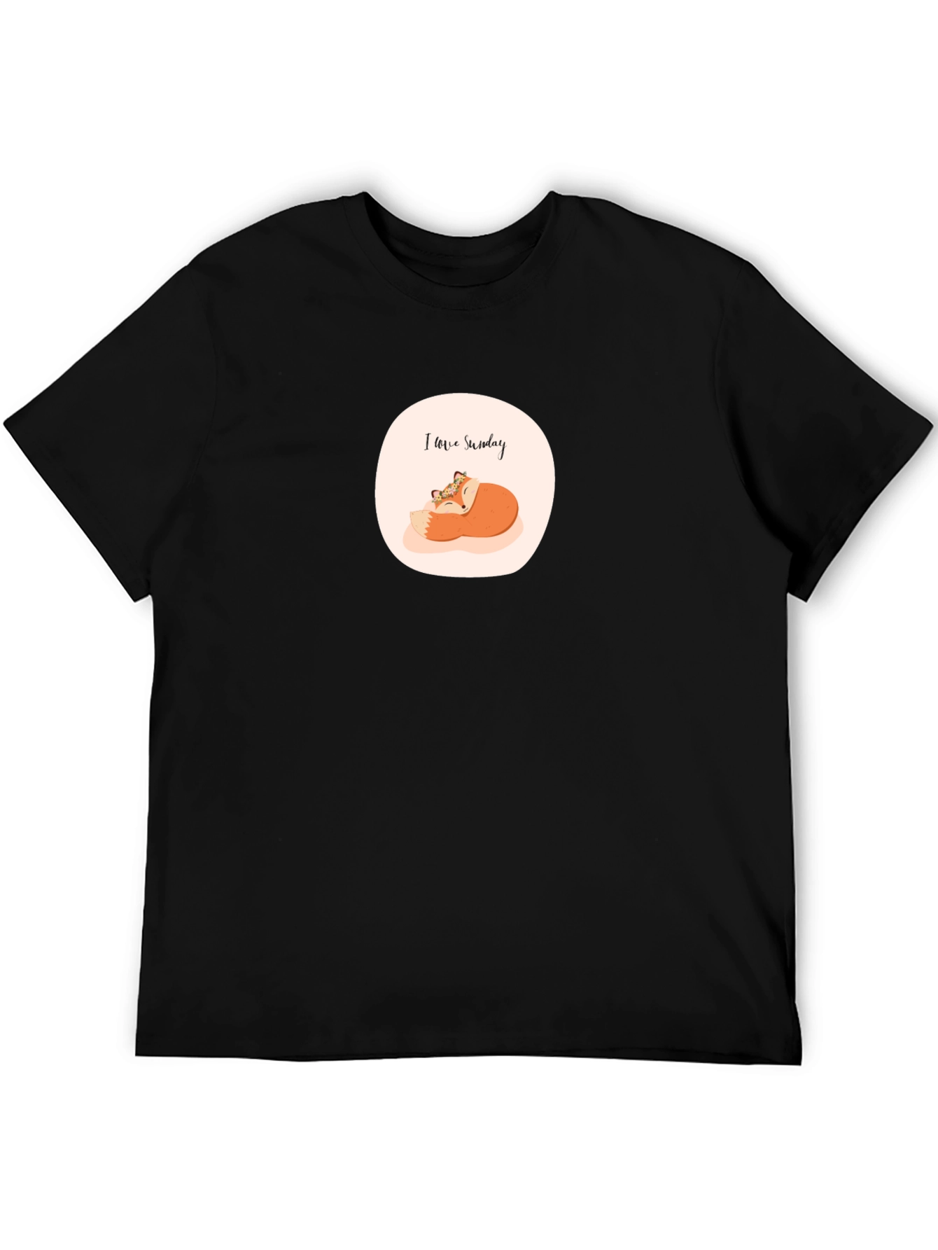 Cute I Love Sunday Fox T-Shirt