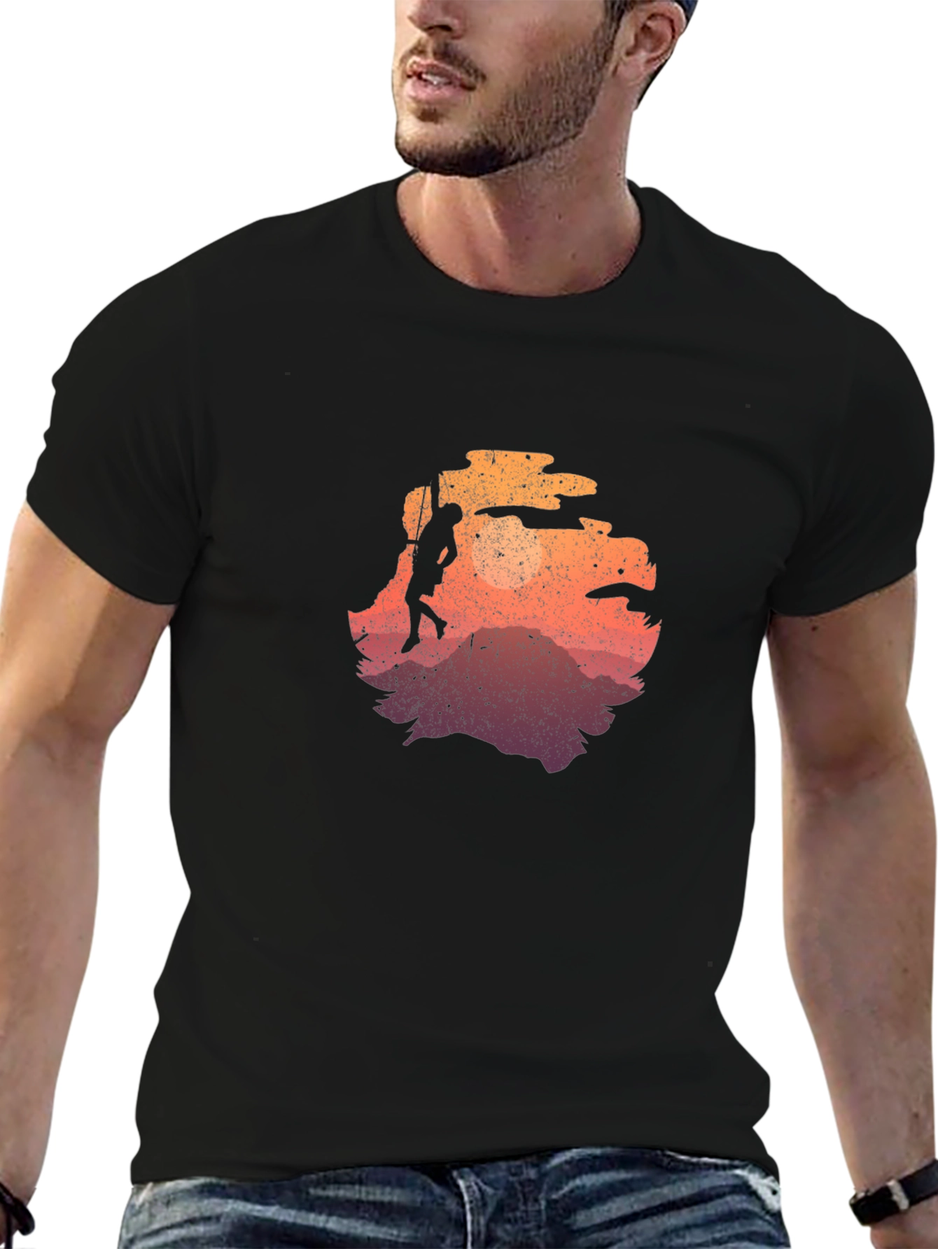 Climbing Sunset Graphic Tee - Adventure Ready