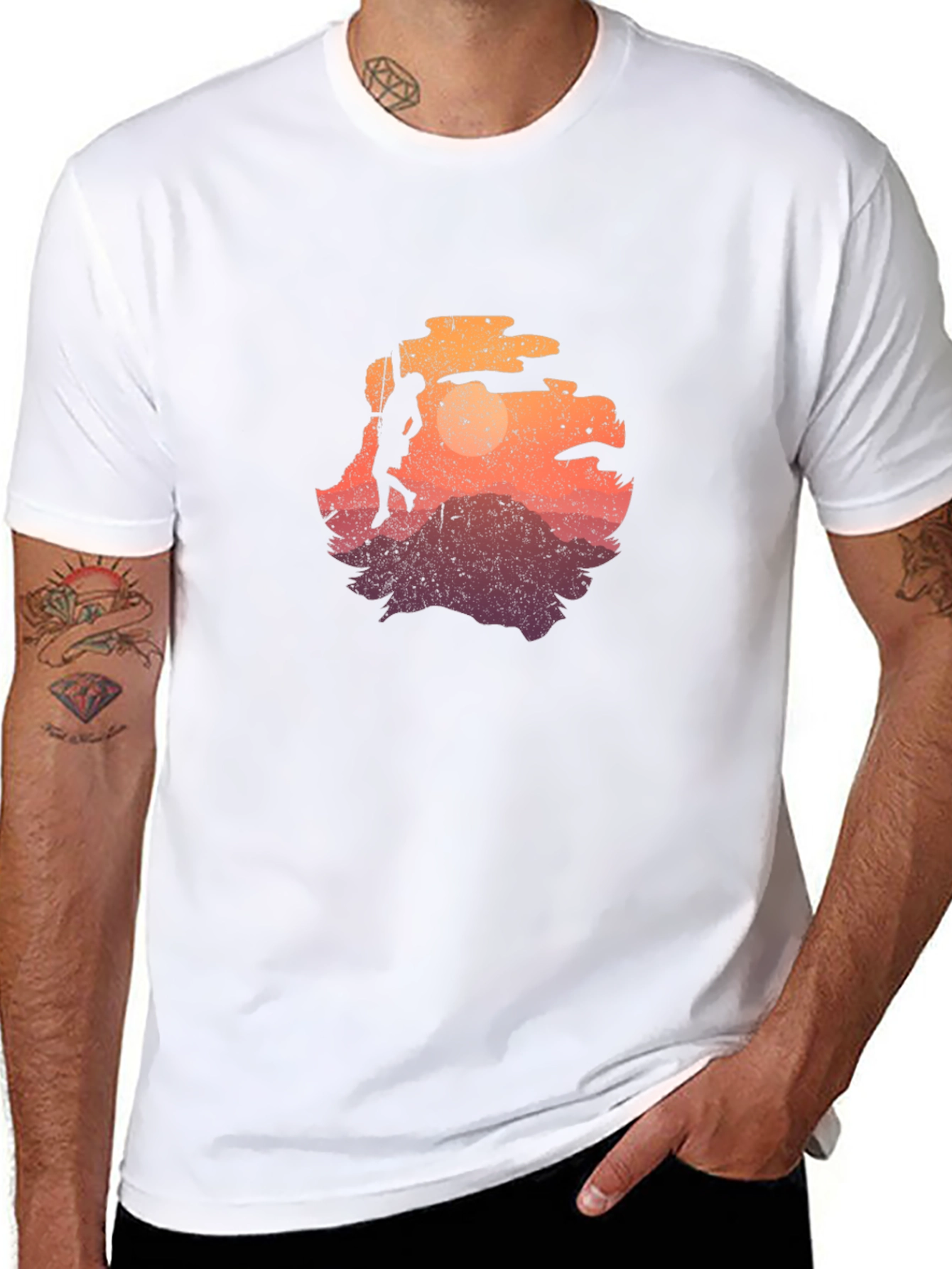 Climbing Sunset Graphic Tee - Adventure Ready