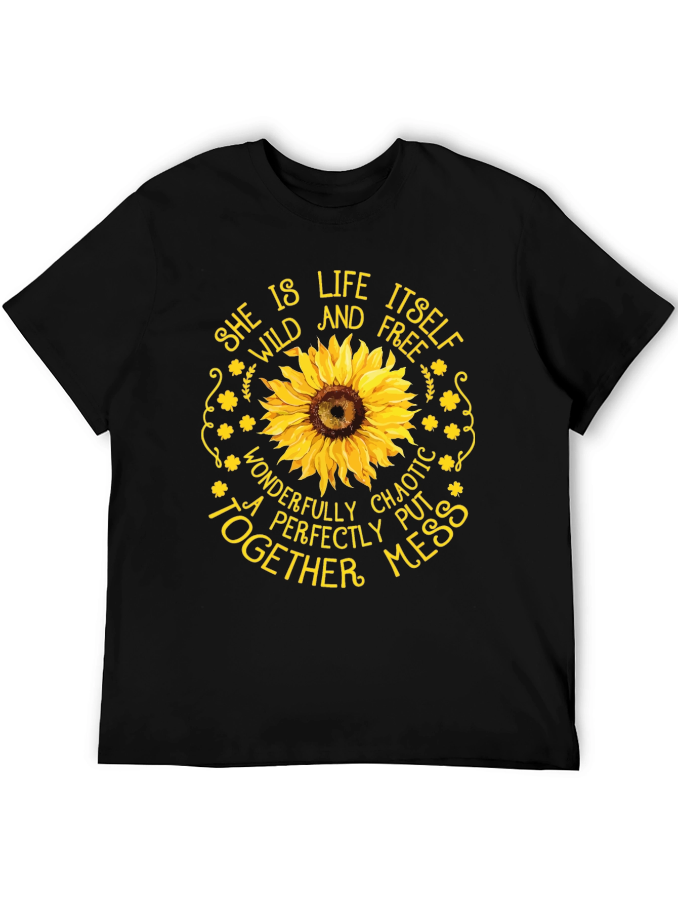 She is Life Sunflower Graphic T-Shirt