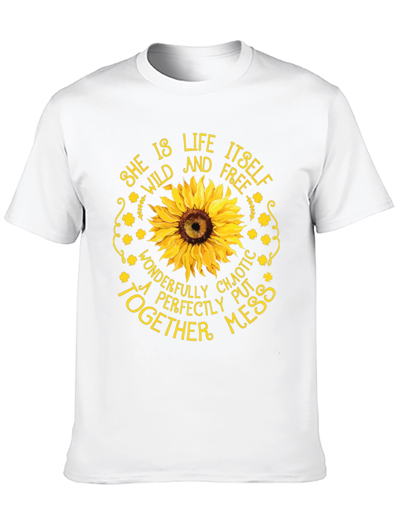 She is Life Sunflower Graphic T-Shirt