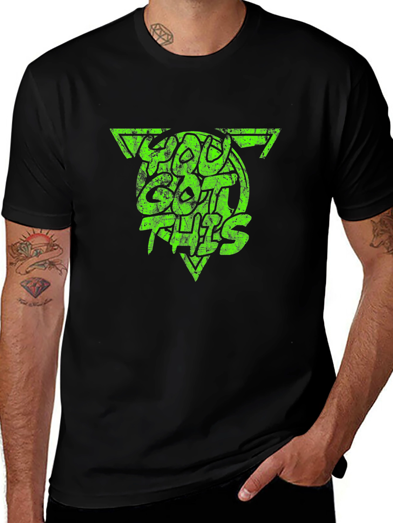 You Got This Graphic Tee - Mens Black T-Shirt