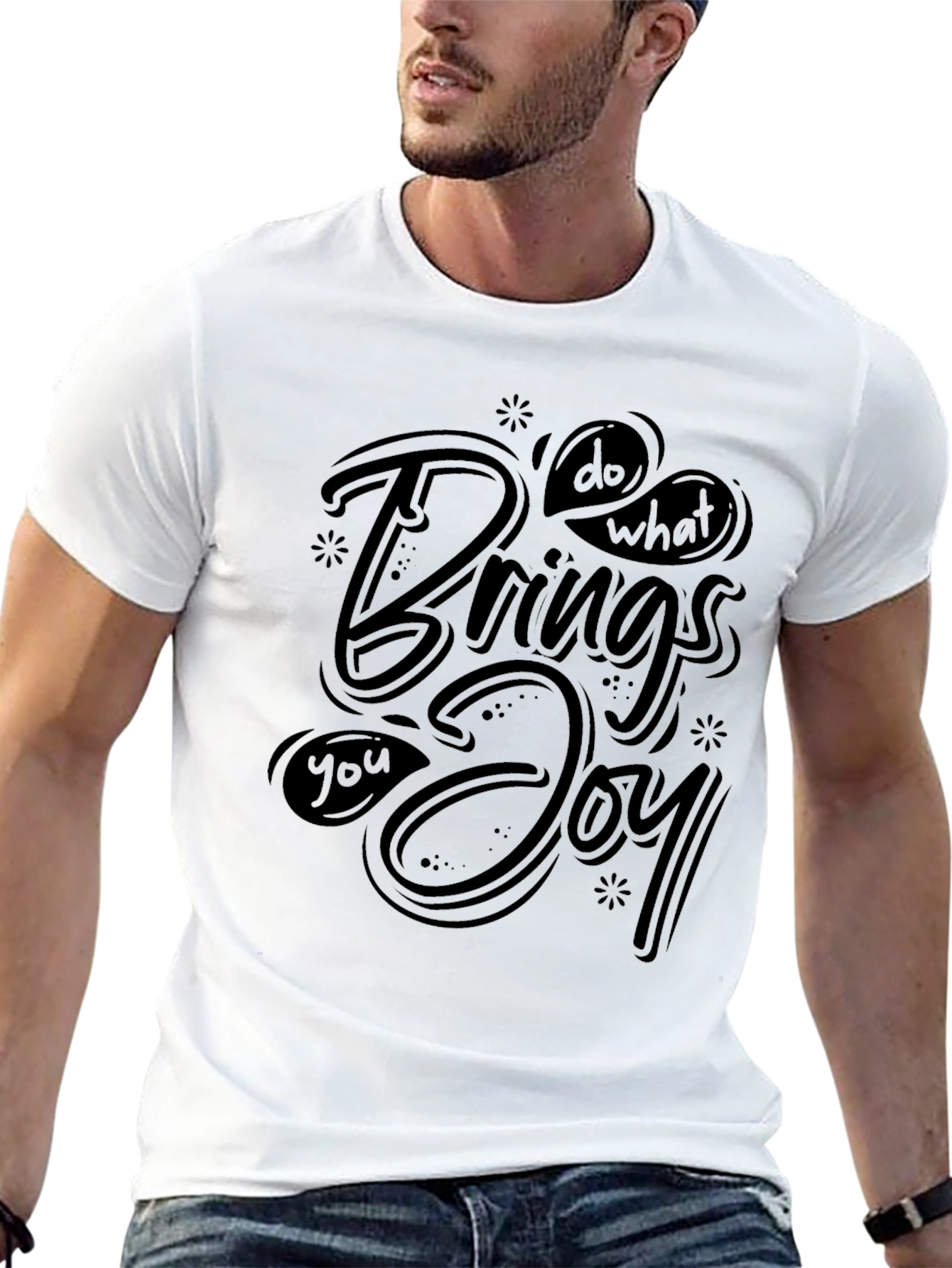 Joyful Expression Black Tee