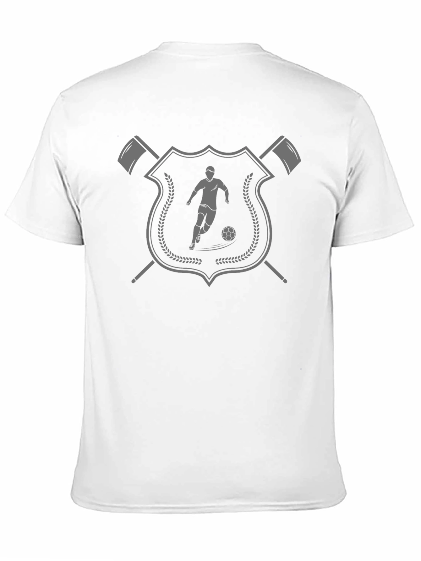 Soccer Crest Graphic T-Shirt - Black