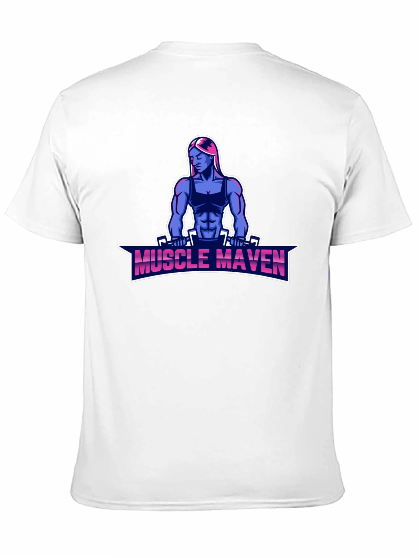 Muscle Maven Black T-Shirt - Fitness Graphic Tee