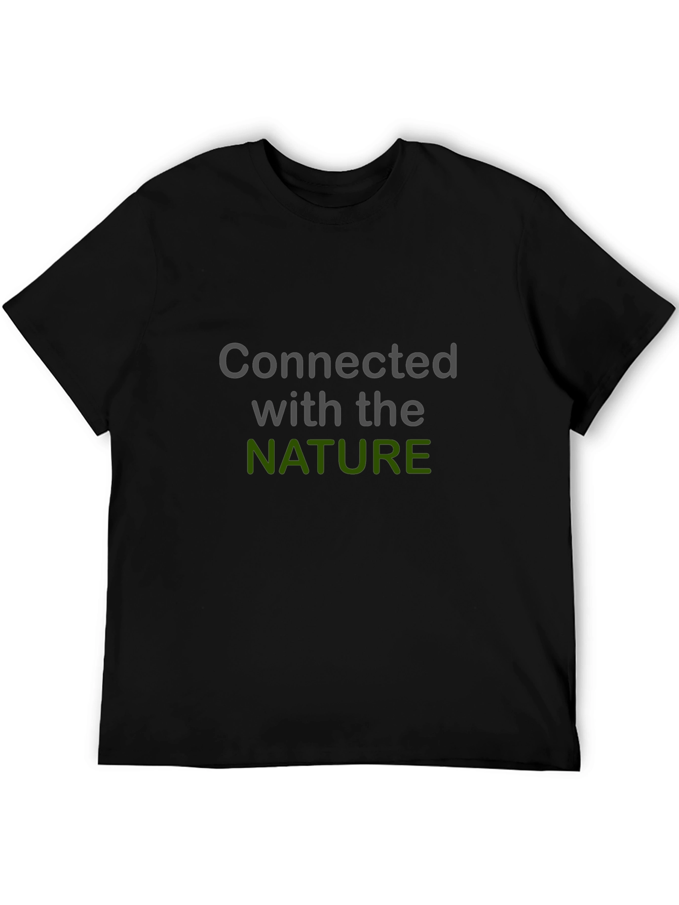 Connected with Nature Graphic Tee - Black