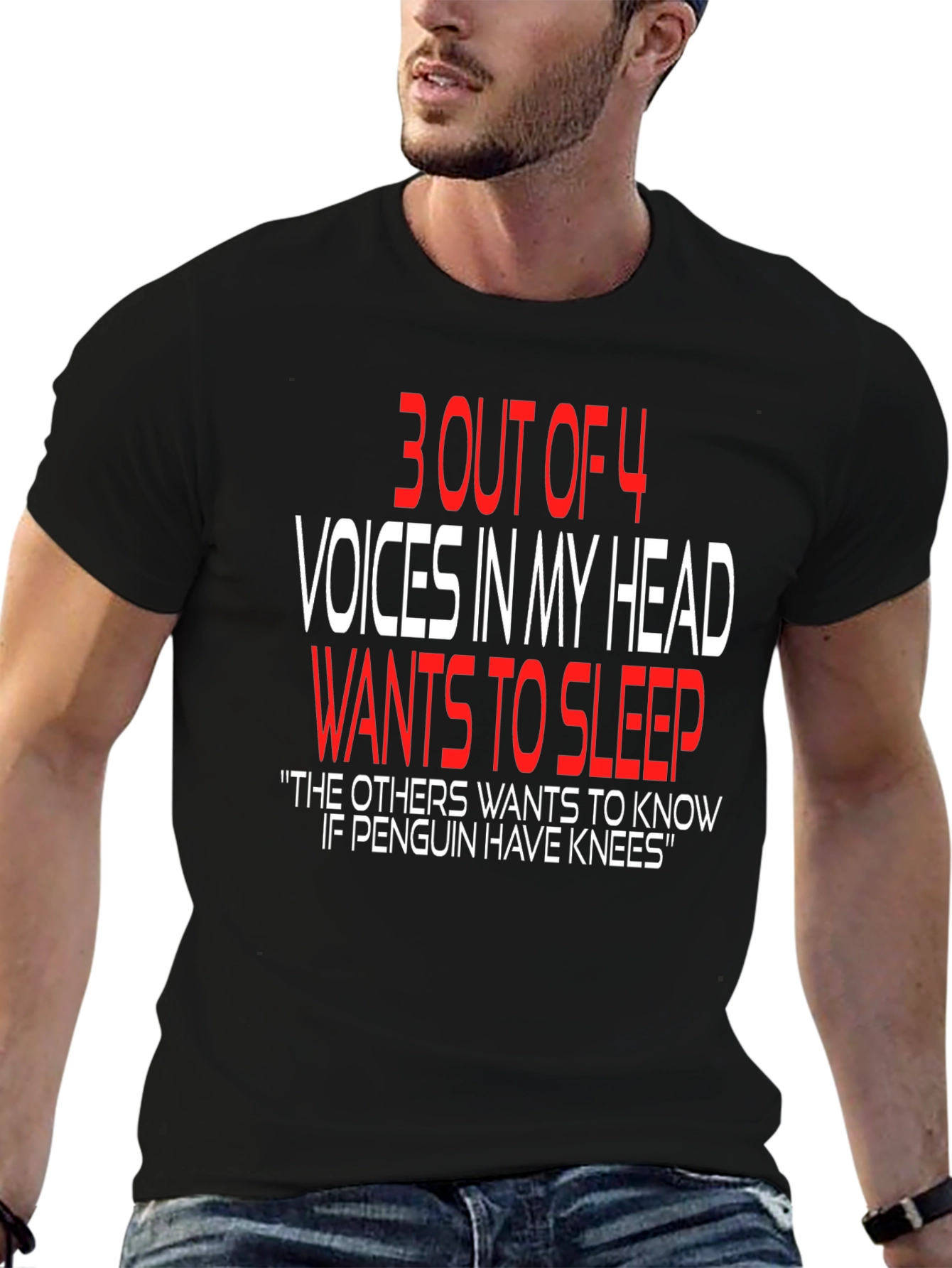 Funny Graphic T-Shirt: Voices In My Head