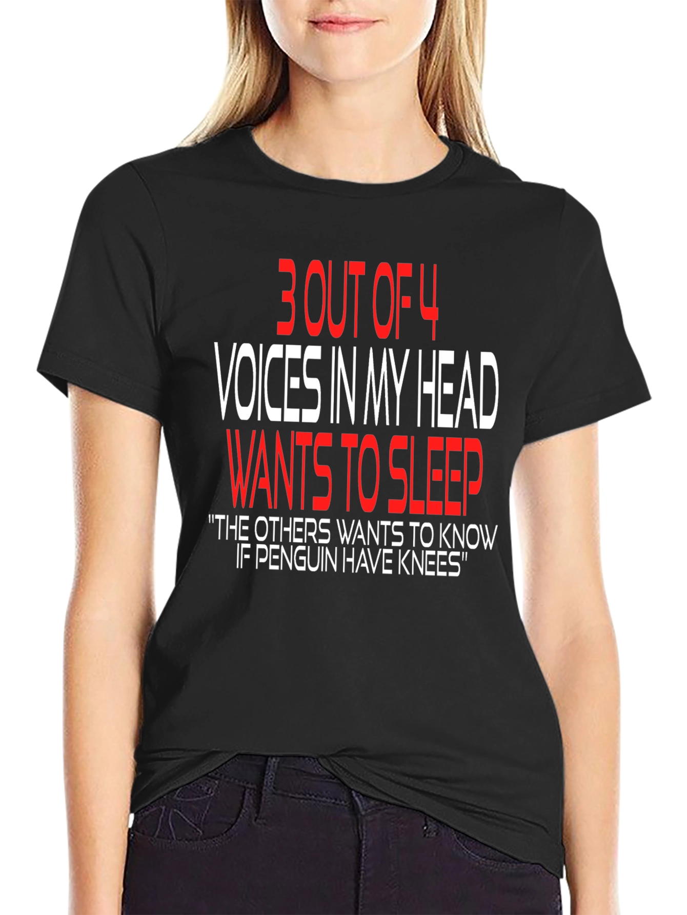 Funny Graphic T-Shirt: Voices In My Head