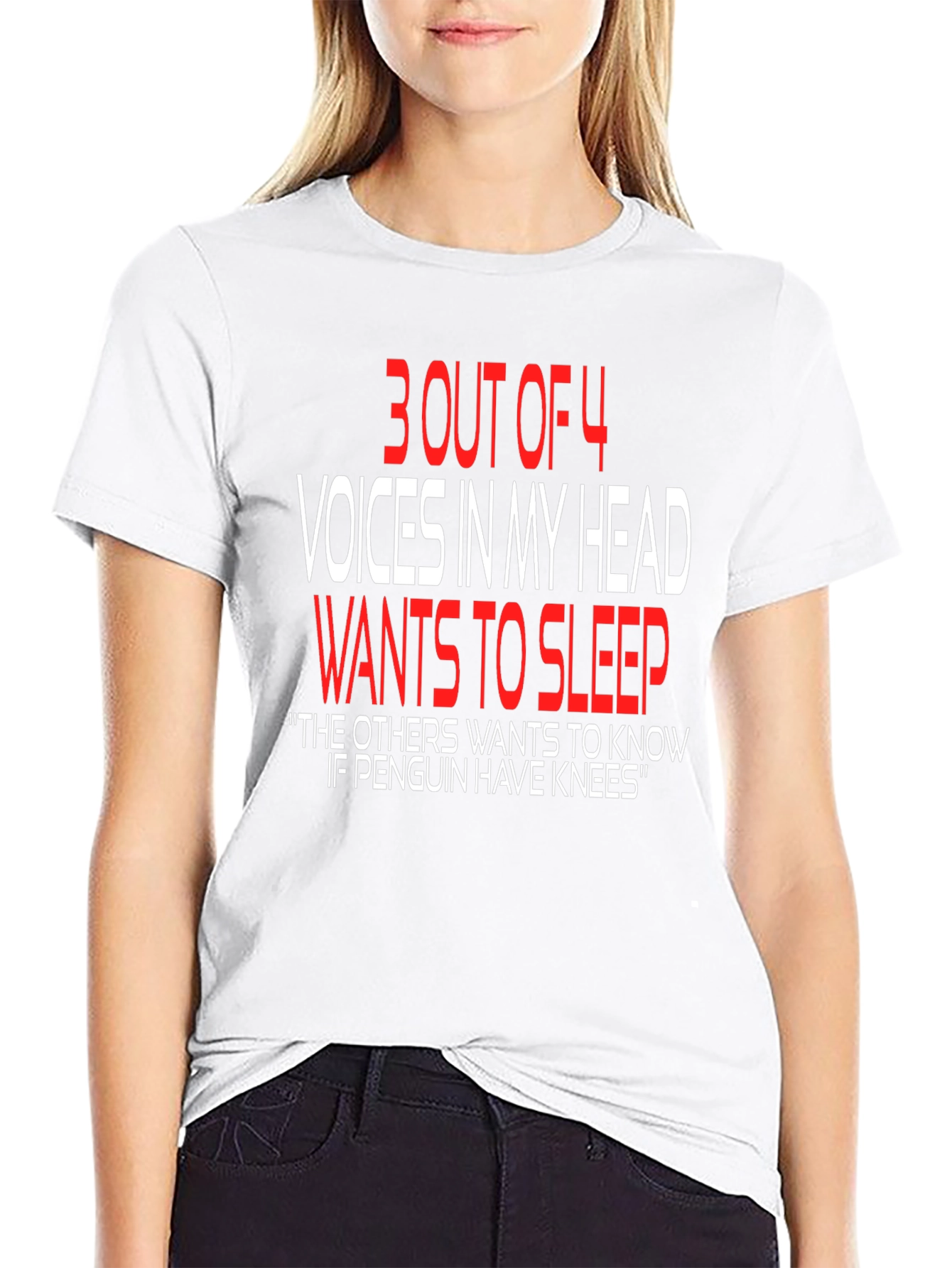 Funny Graphic T-Shirt: Voices In My Head