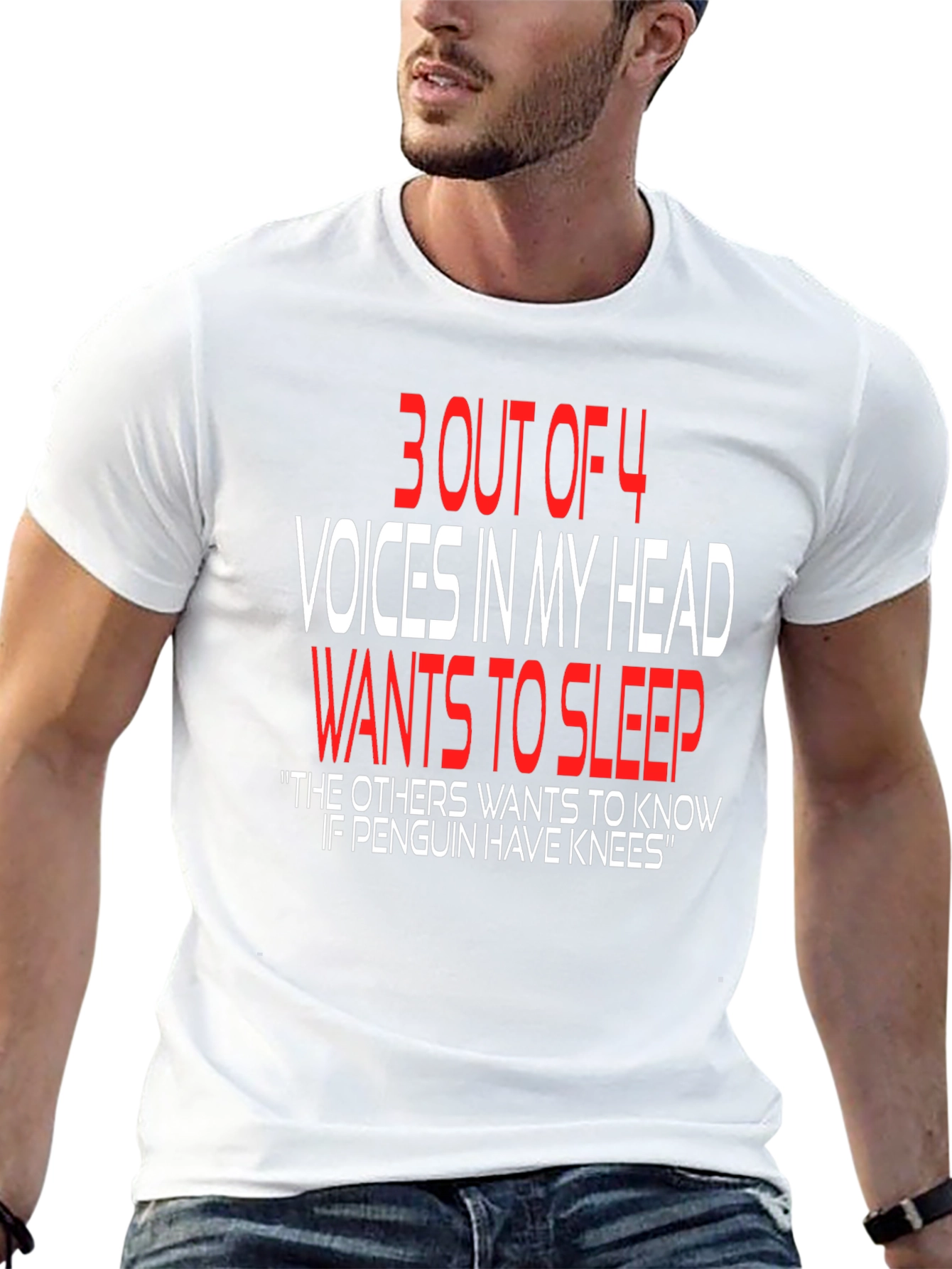 Funny Graphic T-Shirt: Voices In My Head