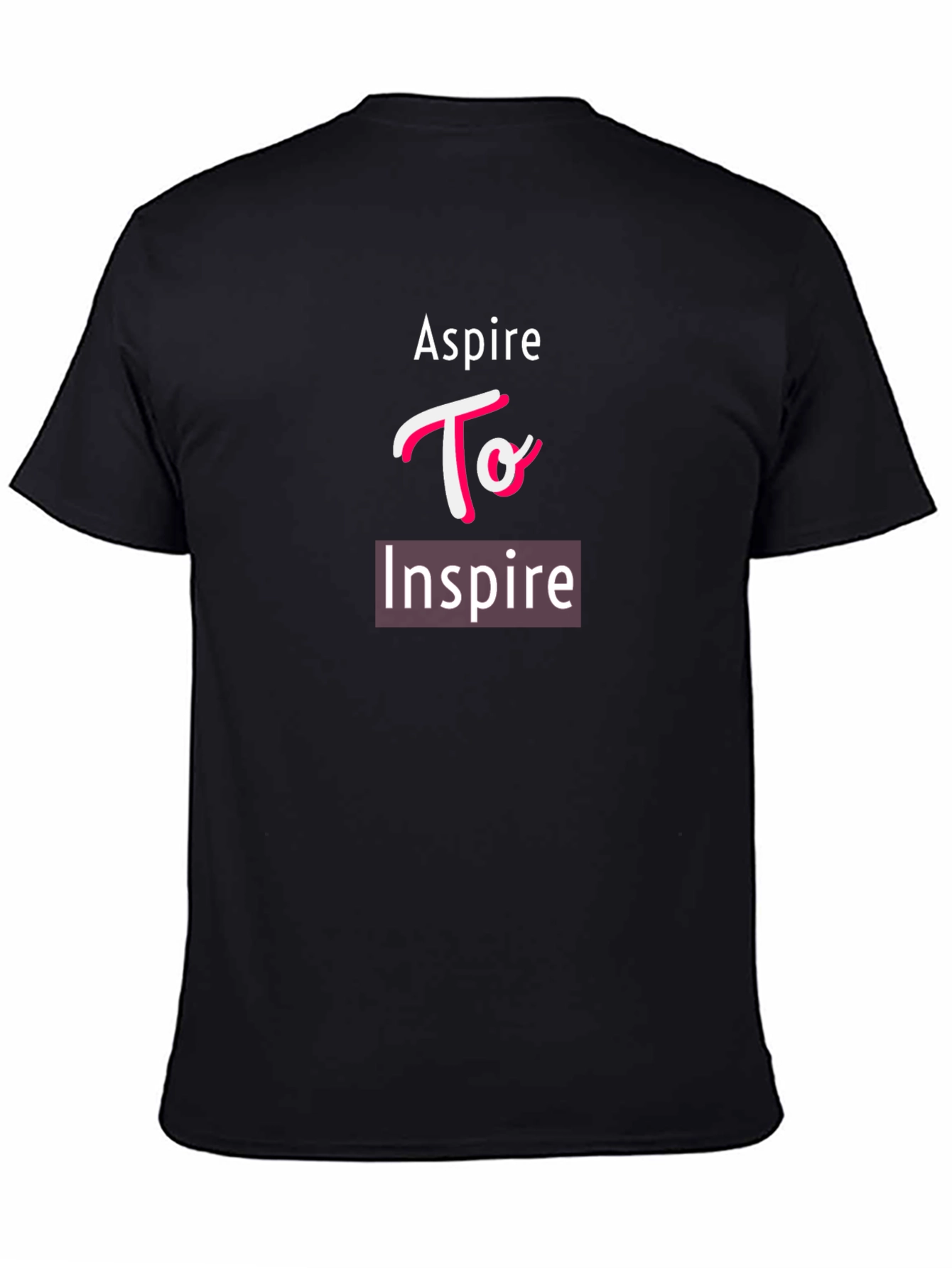 Aspire To Inspire Black Graphic Tee
