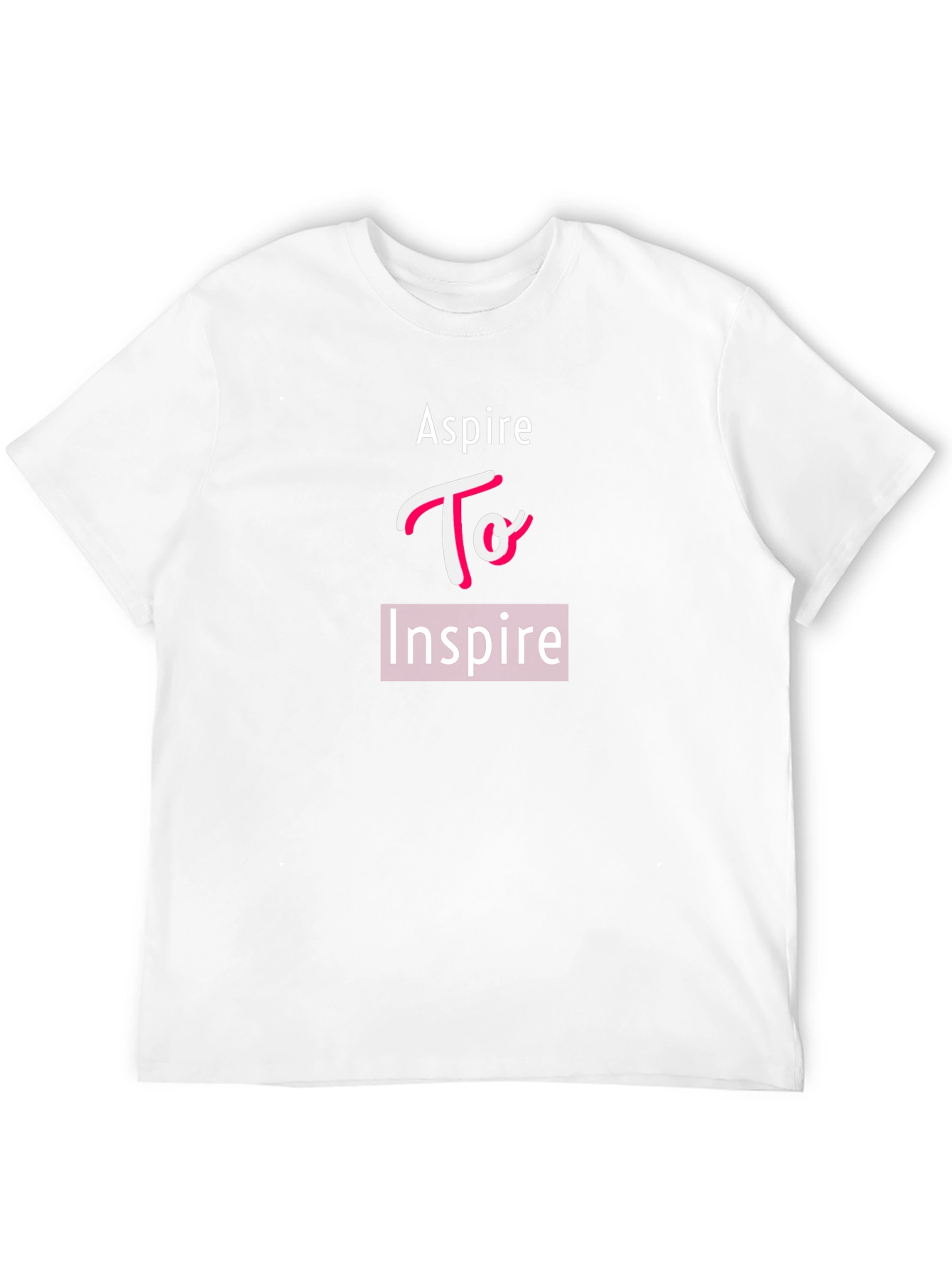 Aspire To Inspire Black Graphic Tee