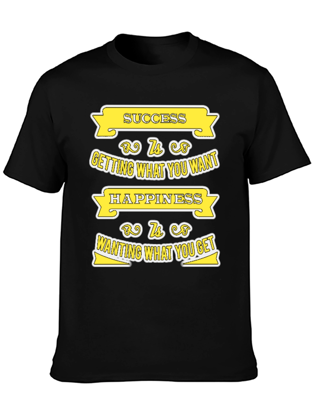Success and Happiness T-shirt - Motivational Quote