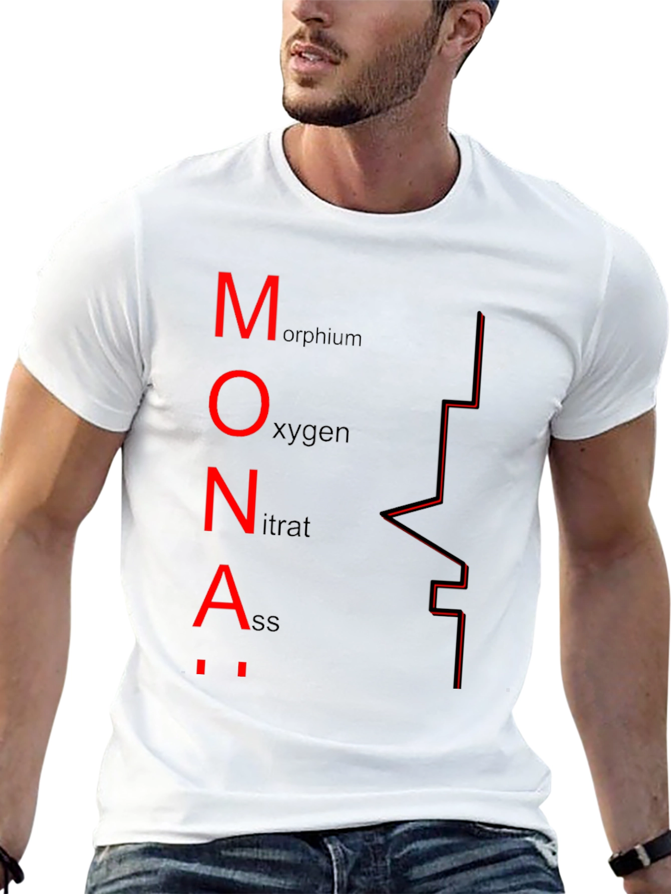 MONA Chemistry Pun T-Shirt - Black