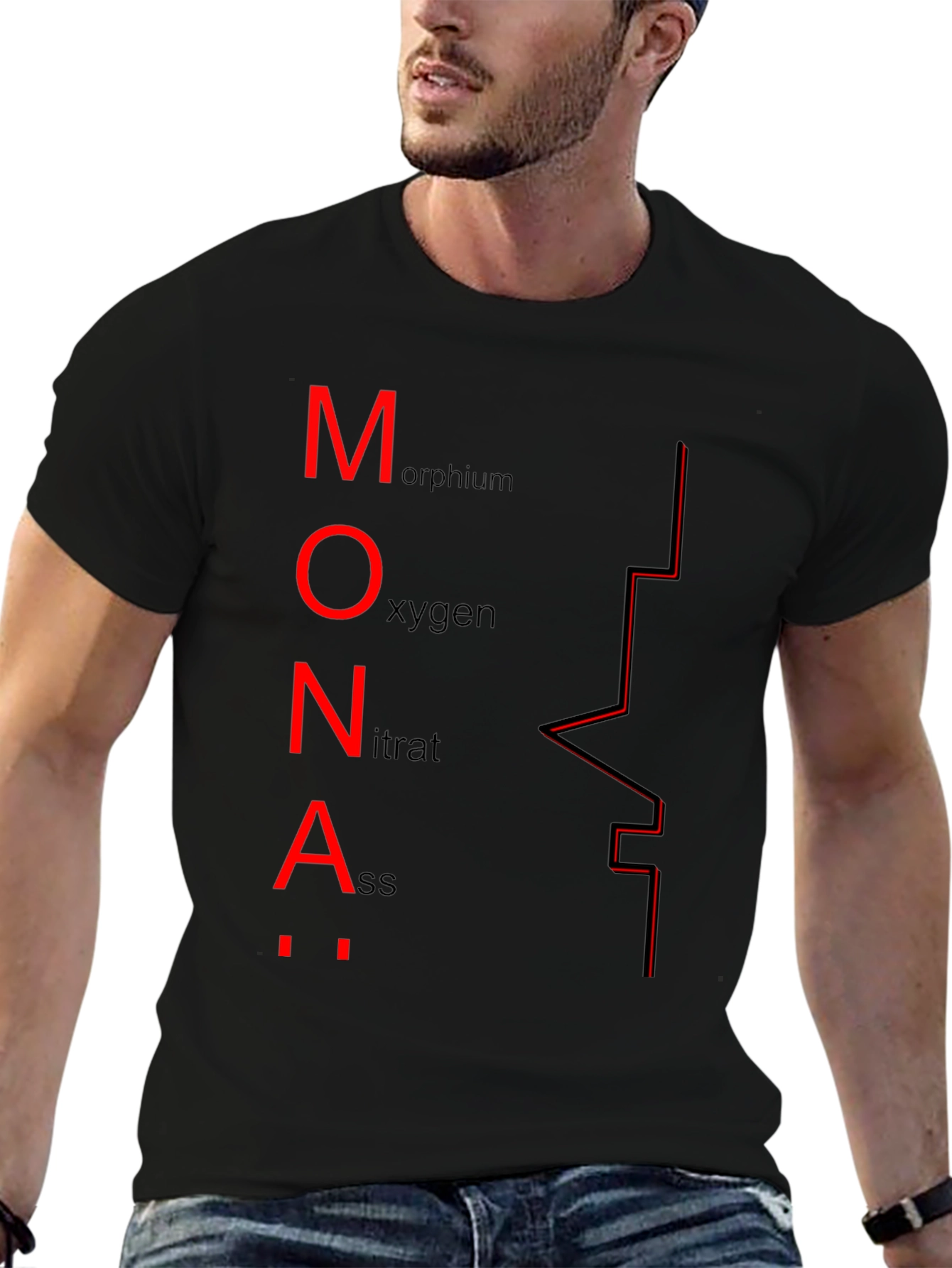 MONA Chemistry Pun T-Shirt - Black