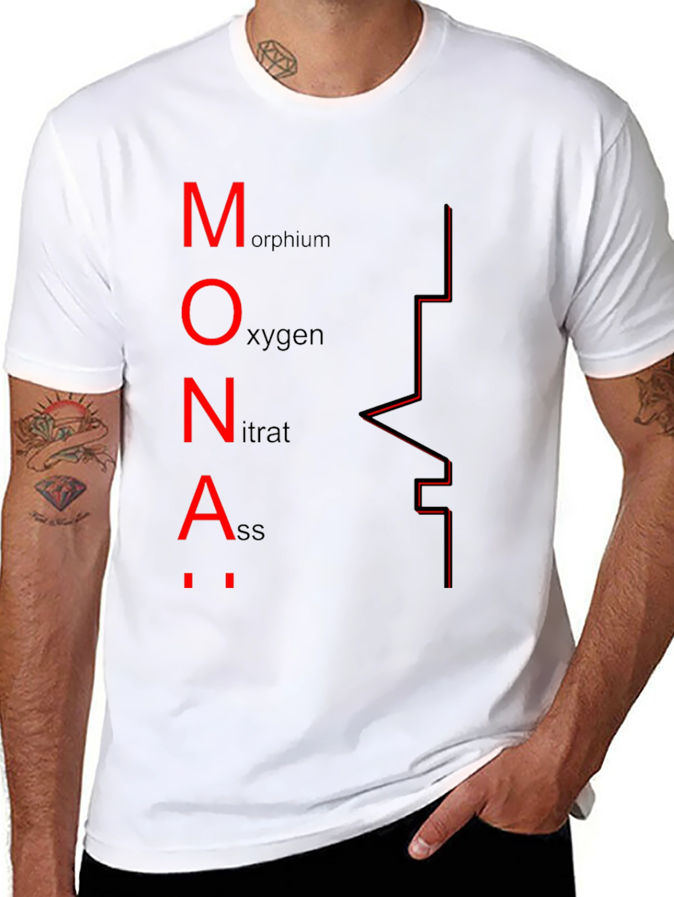 MONA Chemistry Pun T-Shirt - Black