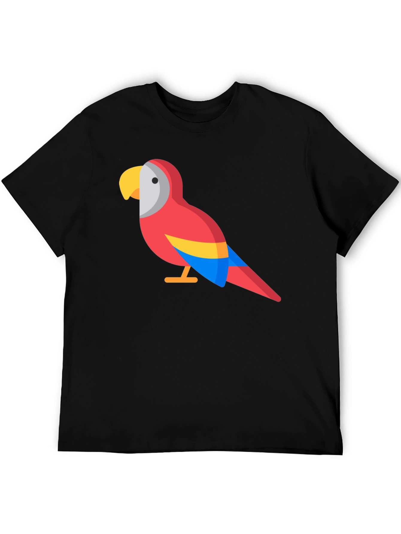 Parrot Graphic Black T-Shirt