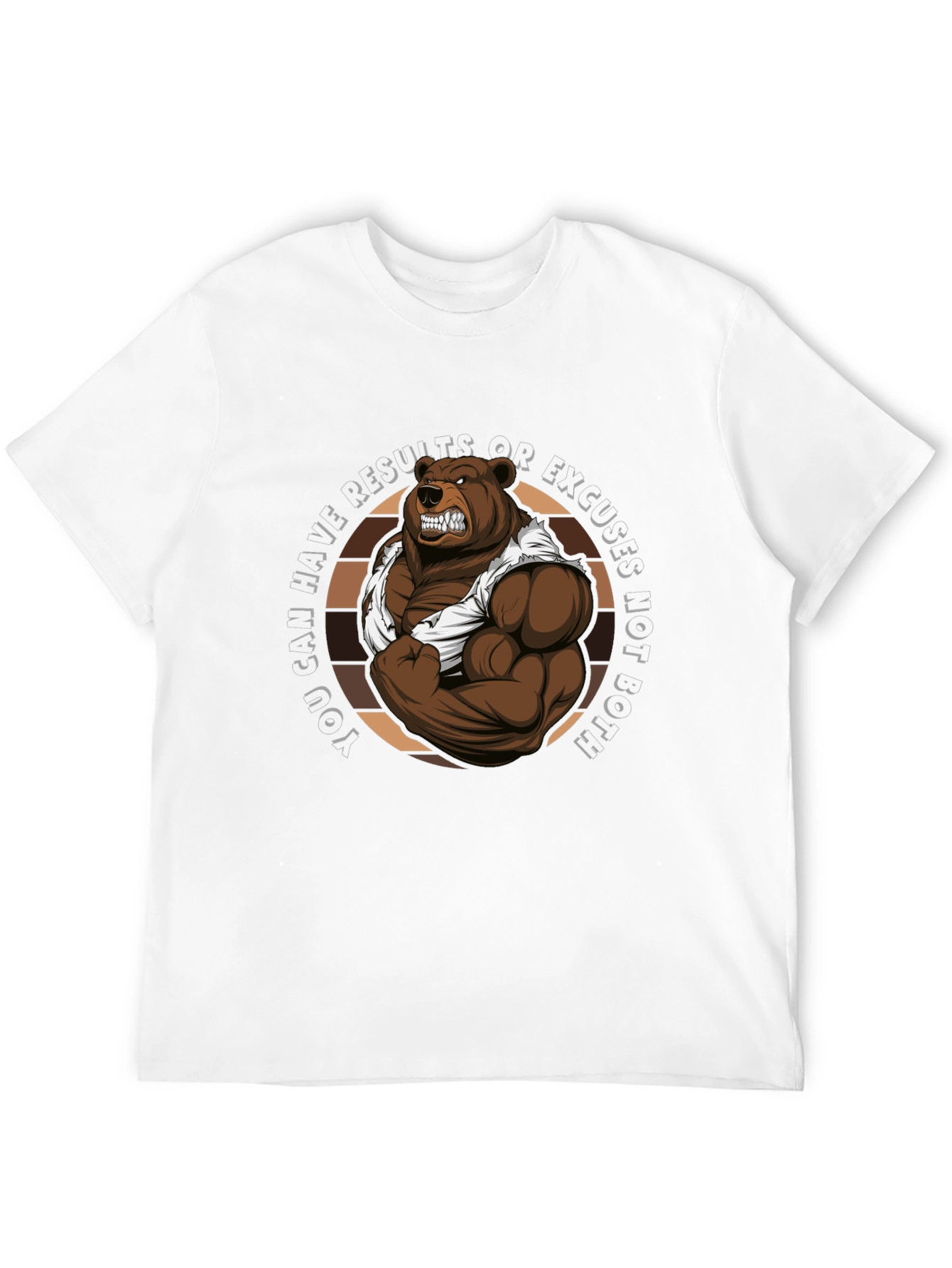Motivational Bear Gym T-Shirt