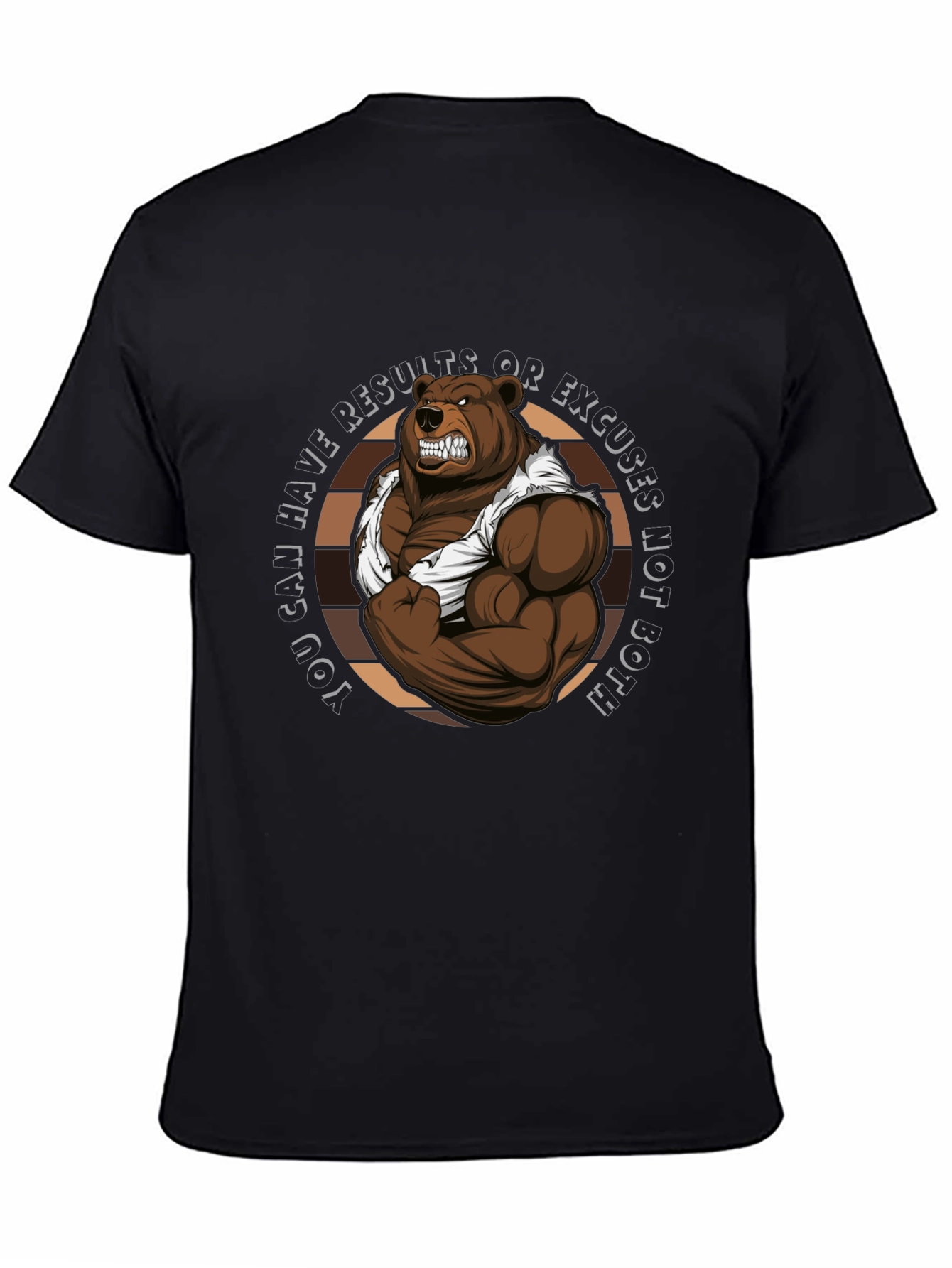 Motivational Bear Gym T-Shirt