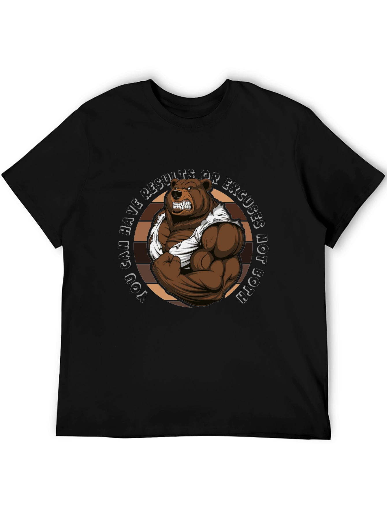 Motivational Bear Gym T-Shirt