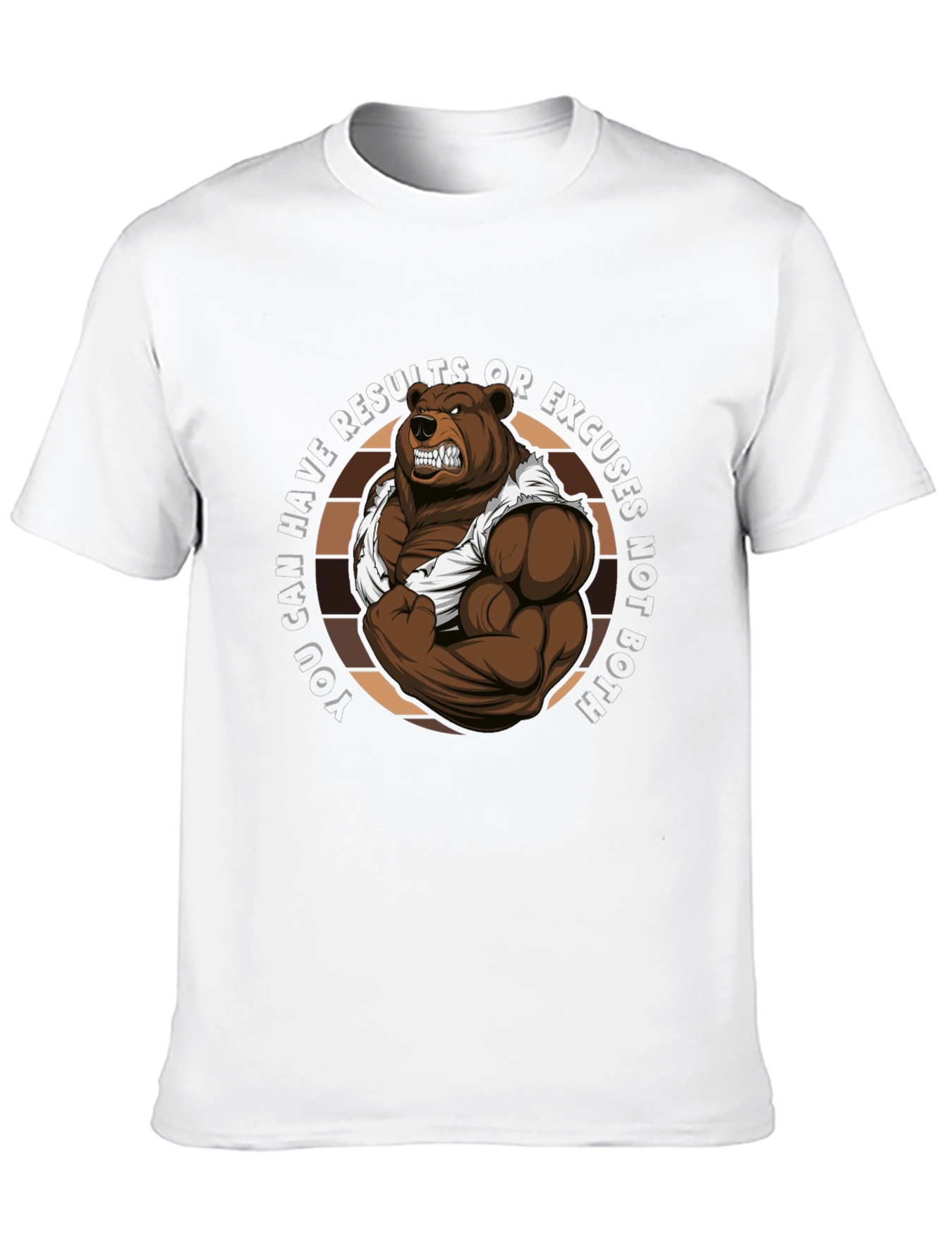 Motivational Bear Gym T-Shirt