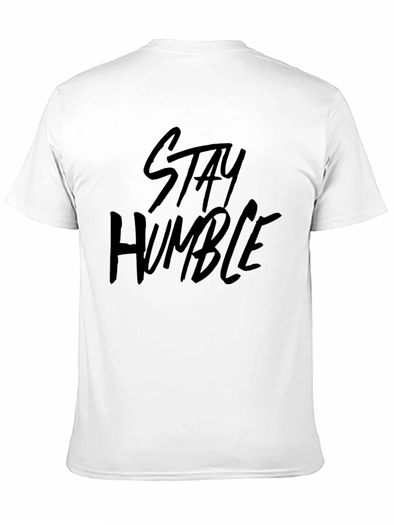 Stay Humble Black Graphic Tee for Men