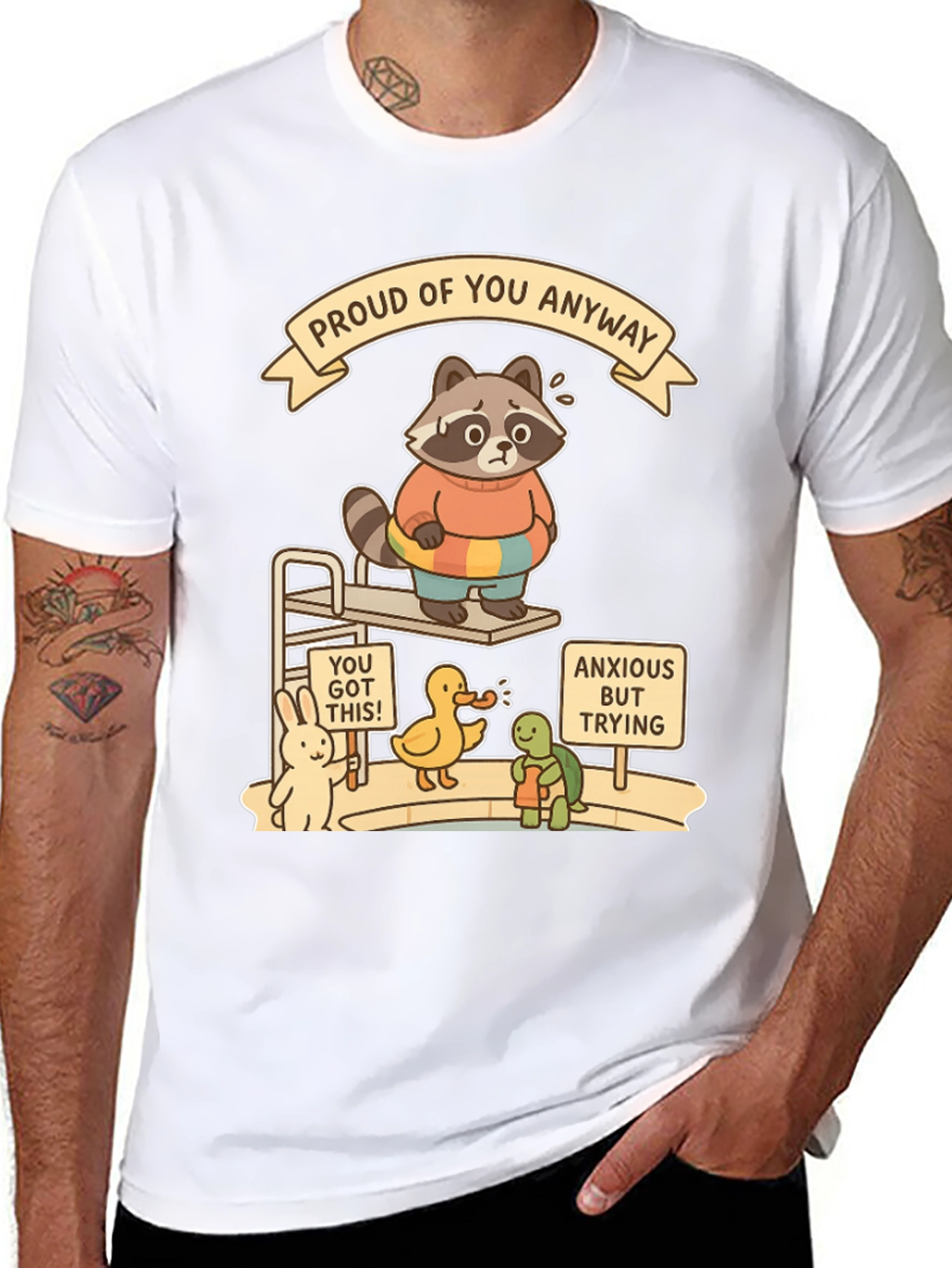 Motivational Raccoon T-Shirt