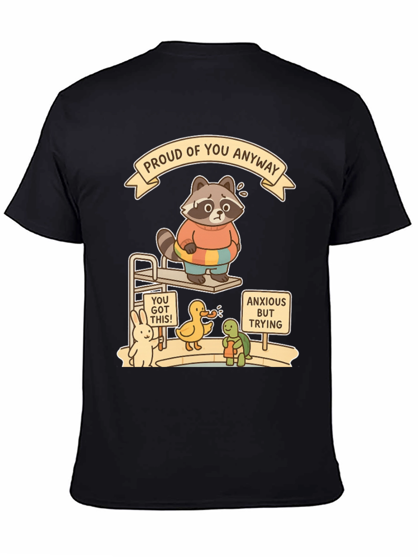 Motivational Raccoon T-Shirt