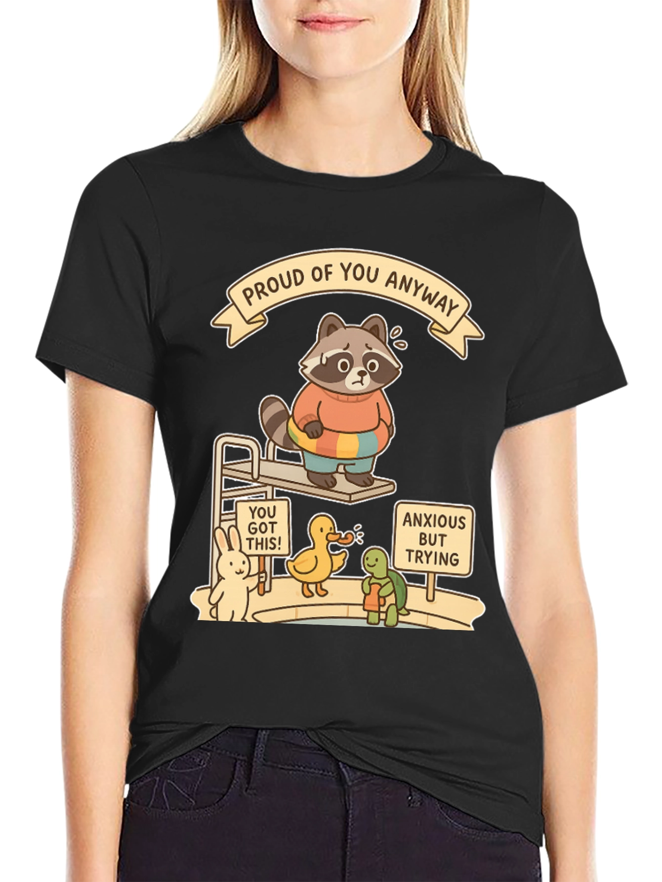 Motivational Raccoon T-Shirt