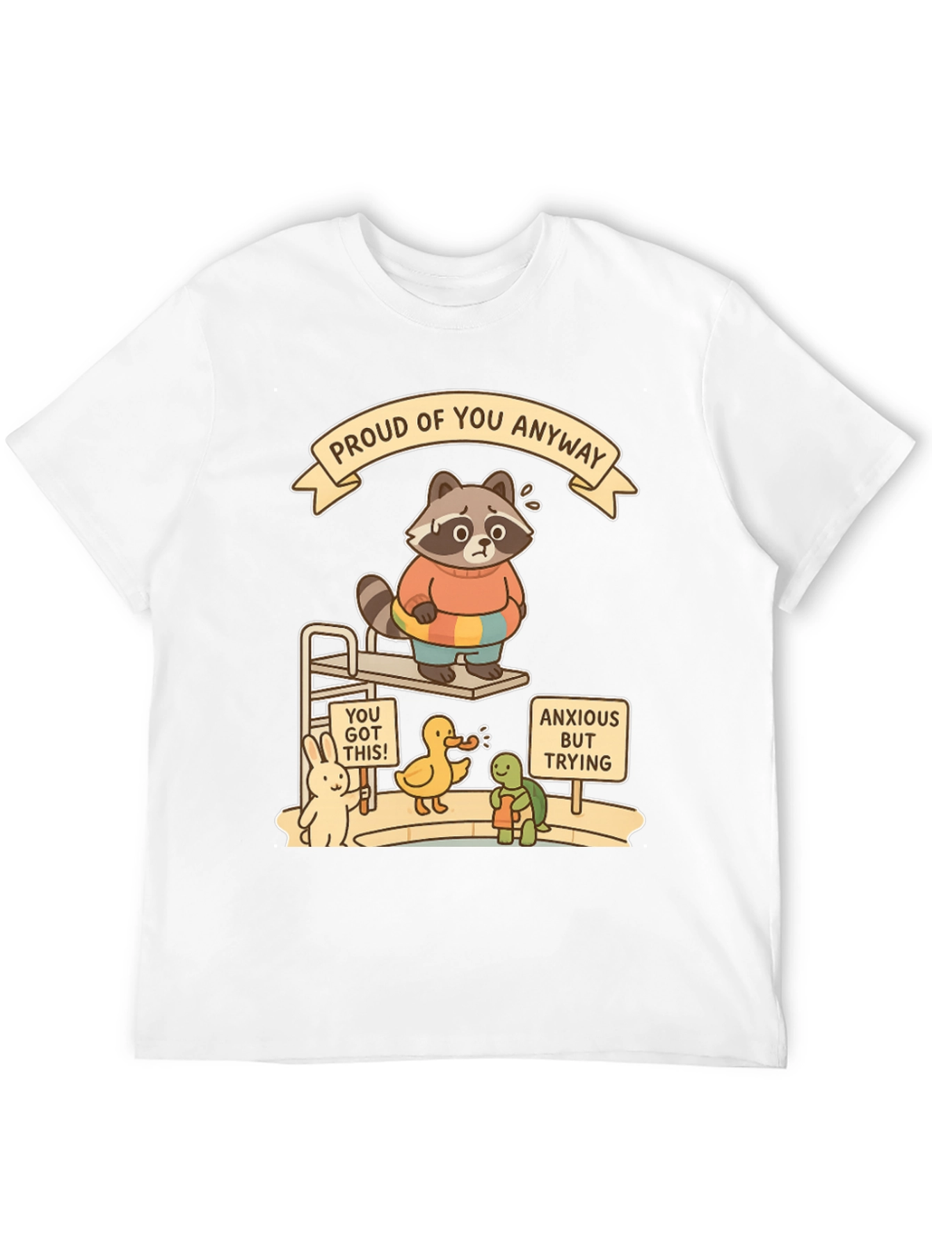 Motivational Raccoon T-Shirt