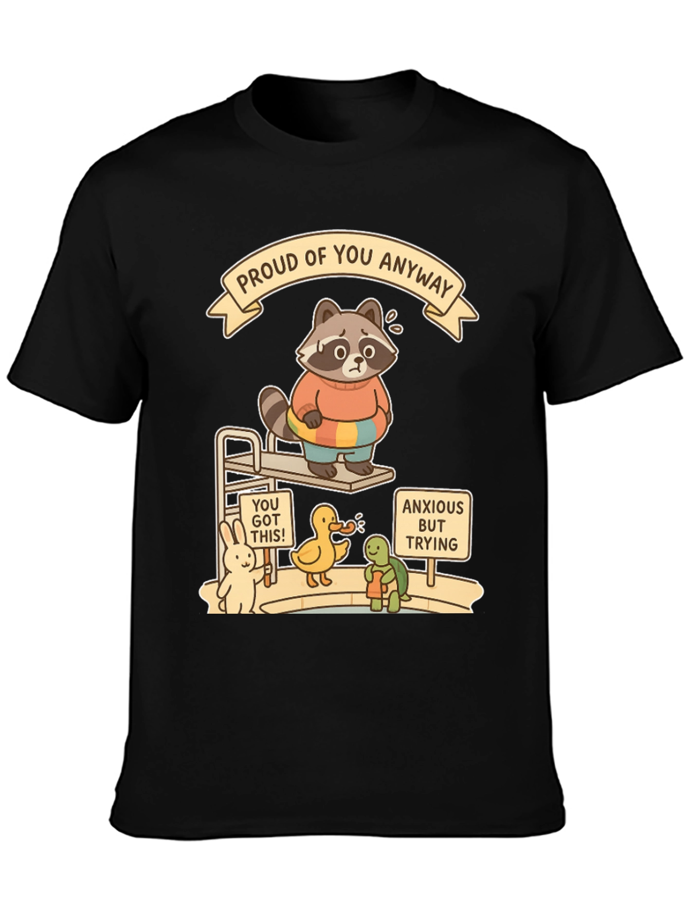 Motivational Raccoon T-Shirt