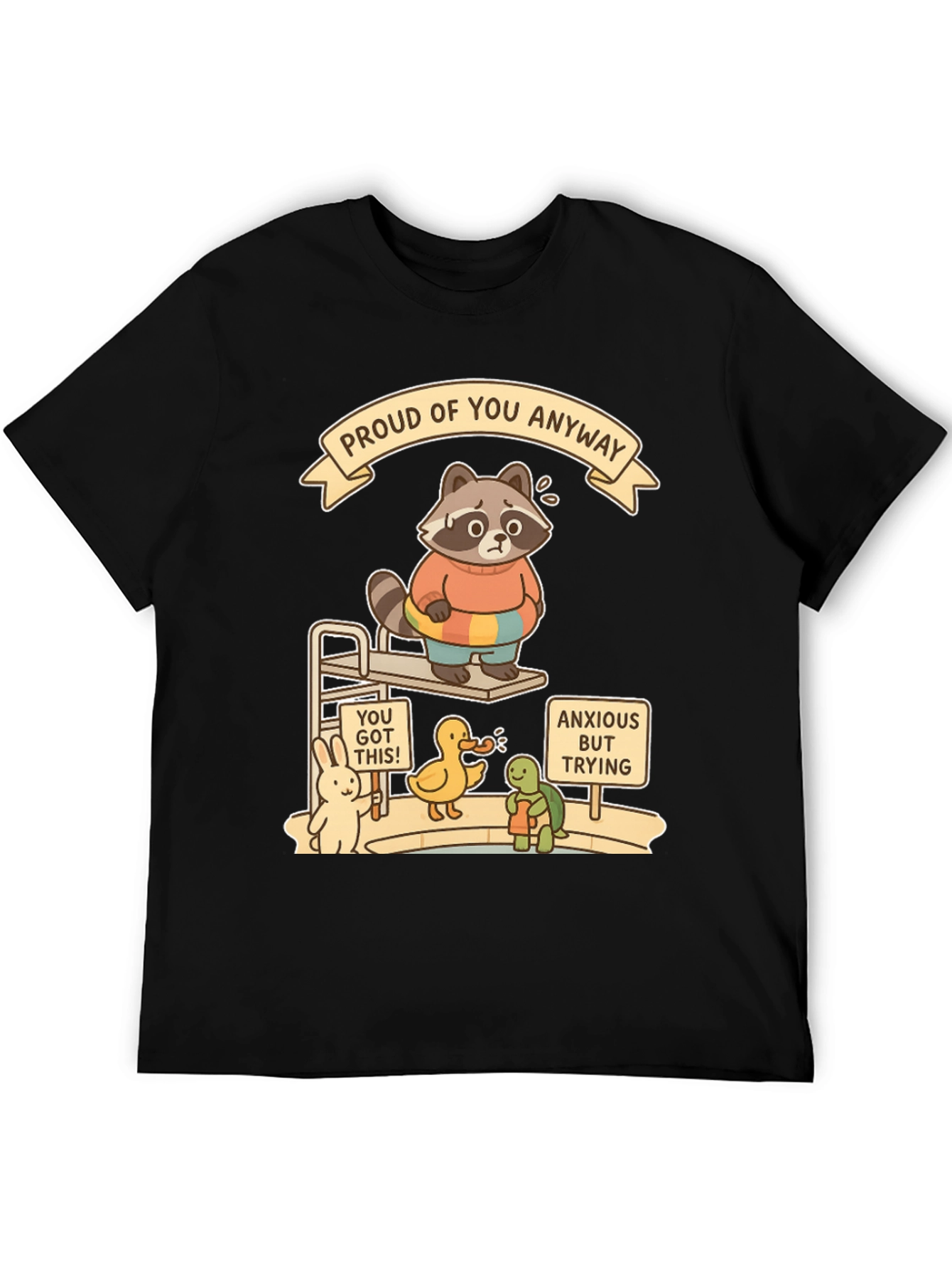 Motivational Raccoon T-Shirt