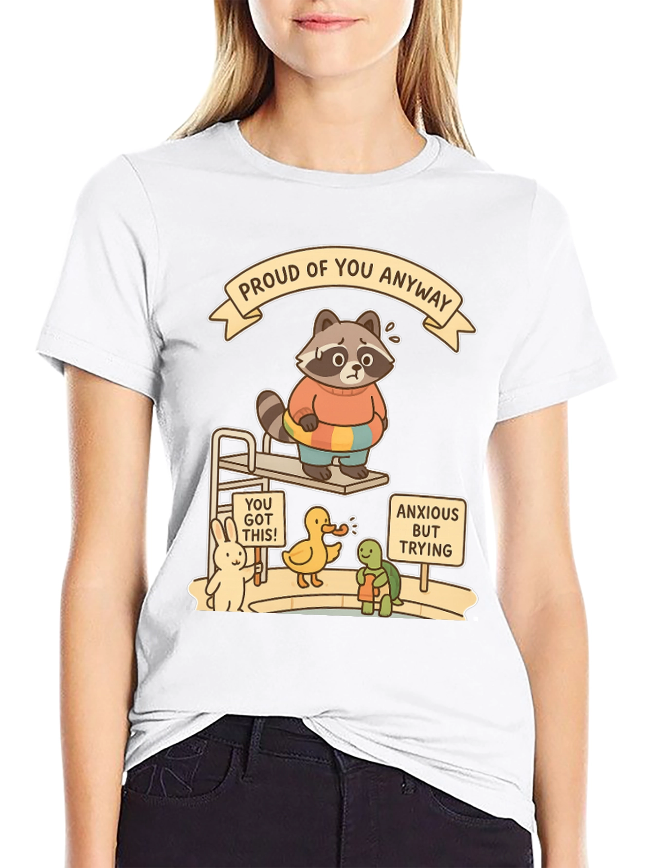 Motivational Raccoon T-Shirt