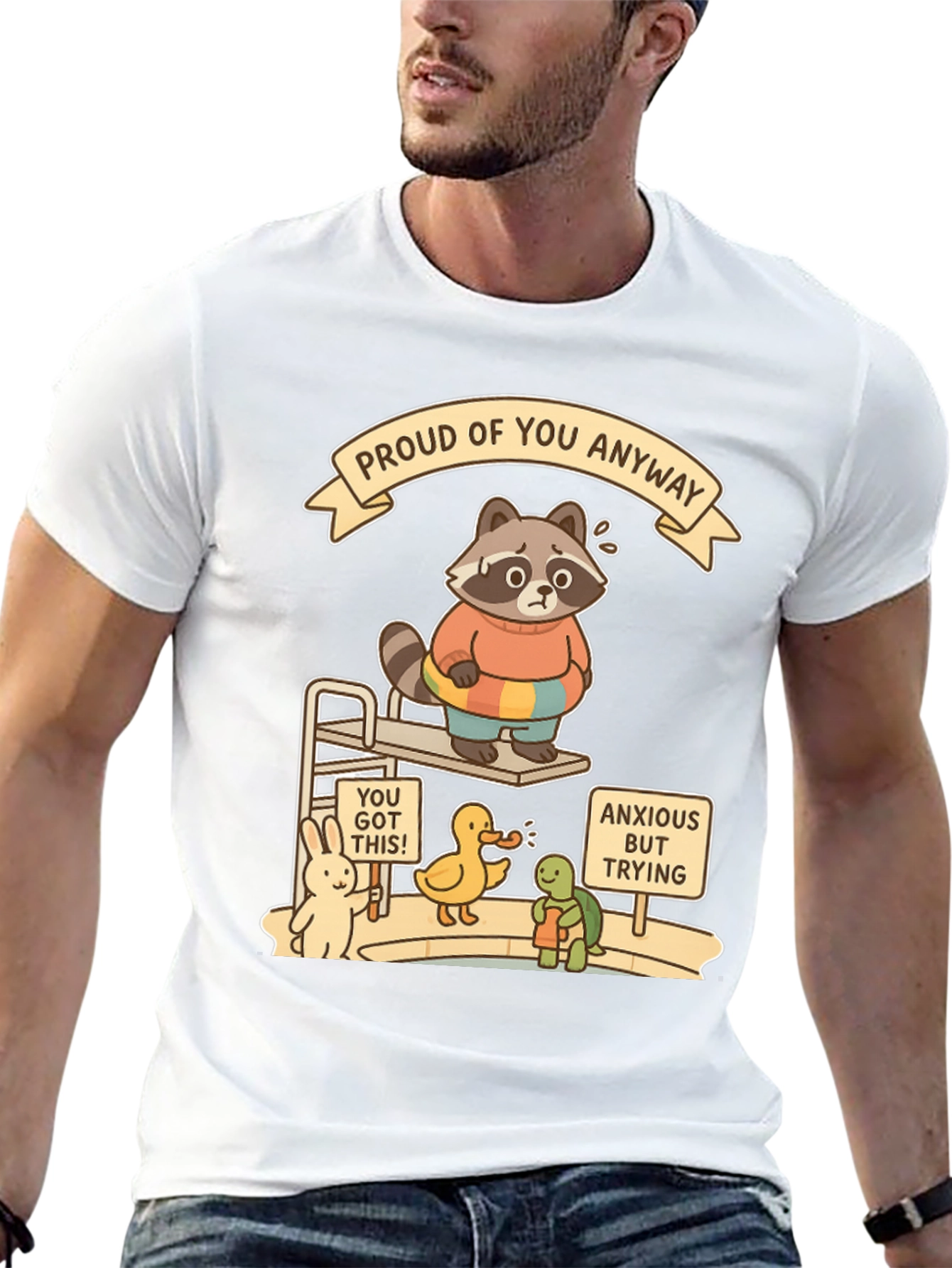 Motivational Raccoon T-Shirt