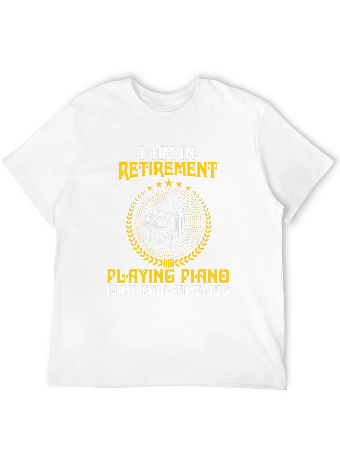 Retirement Playing Piano T-Shirt
