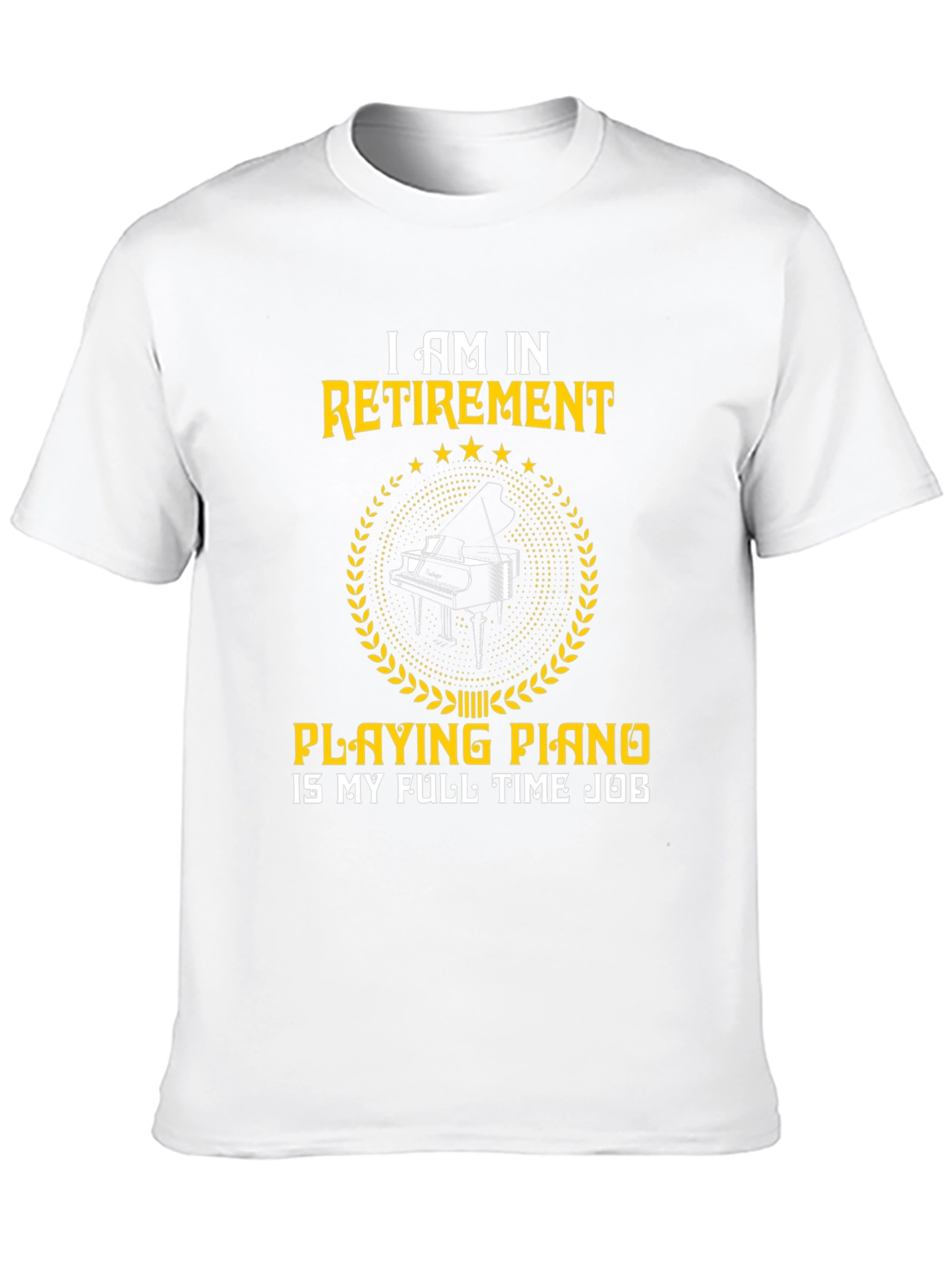 Retirement Playing Piano T-Shirt
