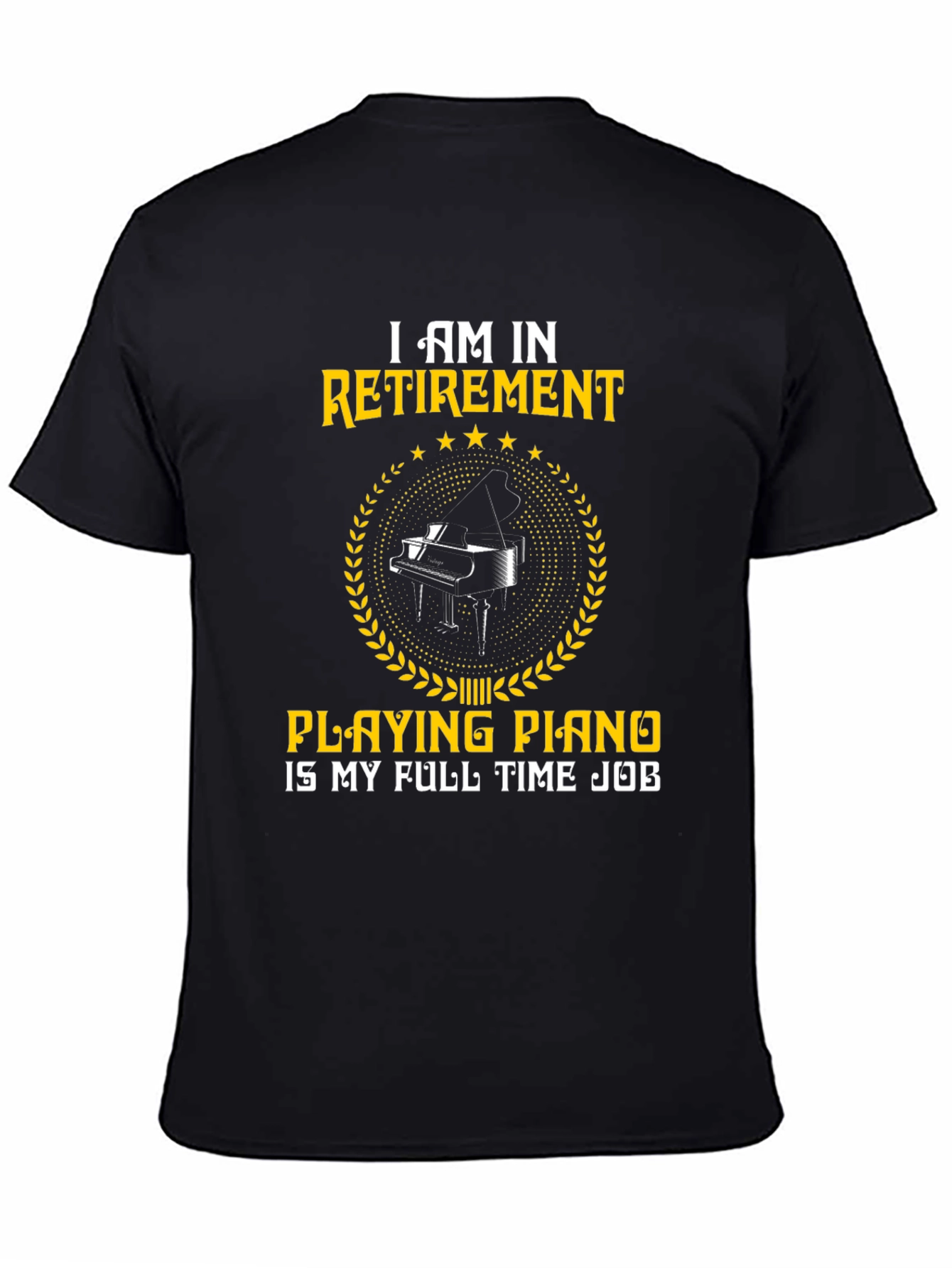 Retirement Playing Piano T-Shirt