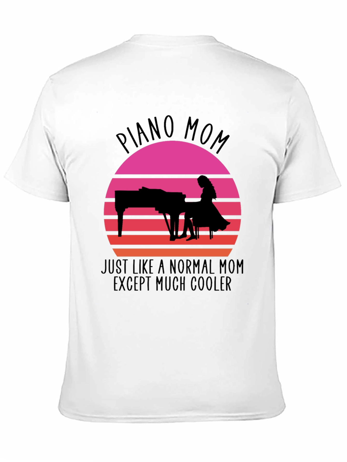 Piano Mom T-Shirt - Cool Music Lover Gift